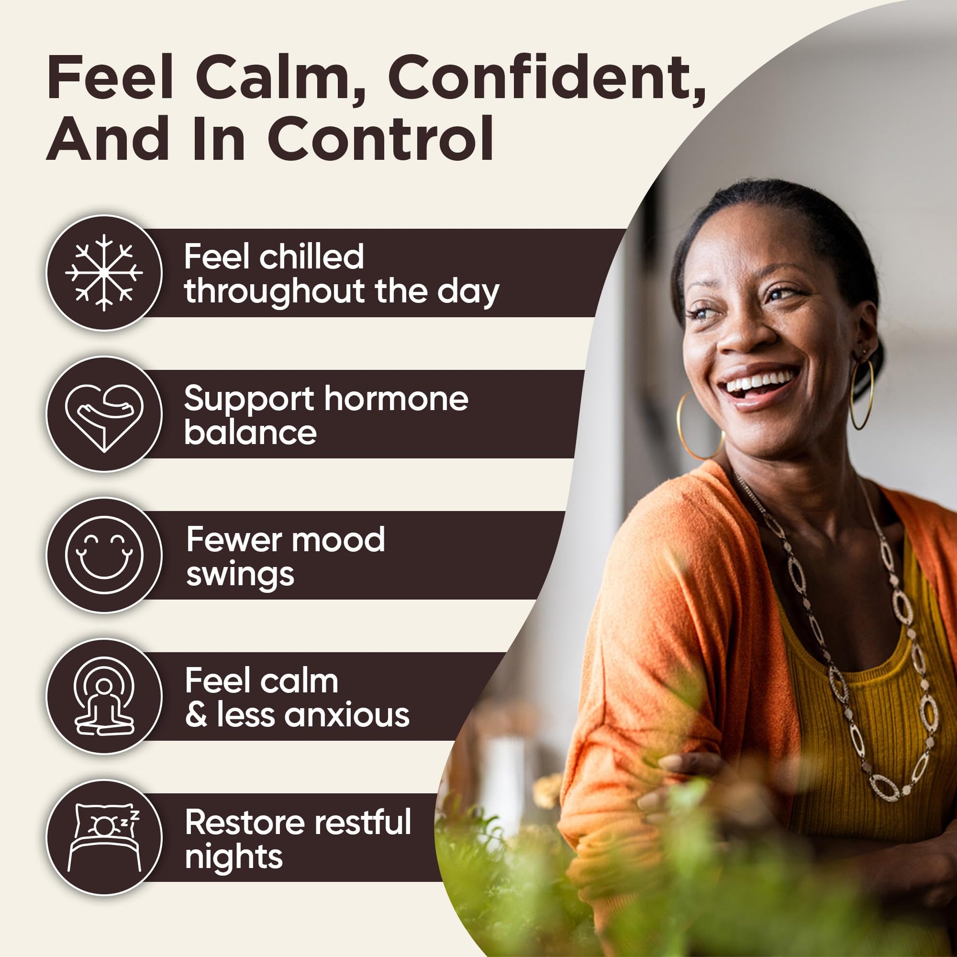 BB Company CalmAgain for Menopause Anxiousness, Mood Balance for Women | Stay Calm, Lower Cortisol, Fewer Mood Swings | Siberian Rhubarb, Sage, Saffron | Menopause Relief | 30 Ct BB Company Au supplements