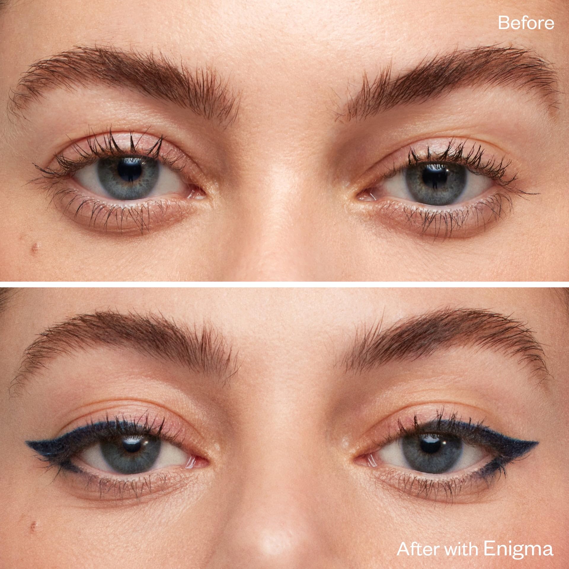 Kosas Soulgazer Gel Eyeliner (Enigma) - Waterproof, Smudge-Proof Pen with Hyaluronic Acid - Retractable Eyeliner Pencil with Sharpener & Smudger, Long-Lasting - Blackened Blue Satin Kosas Au supplements