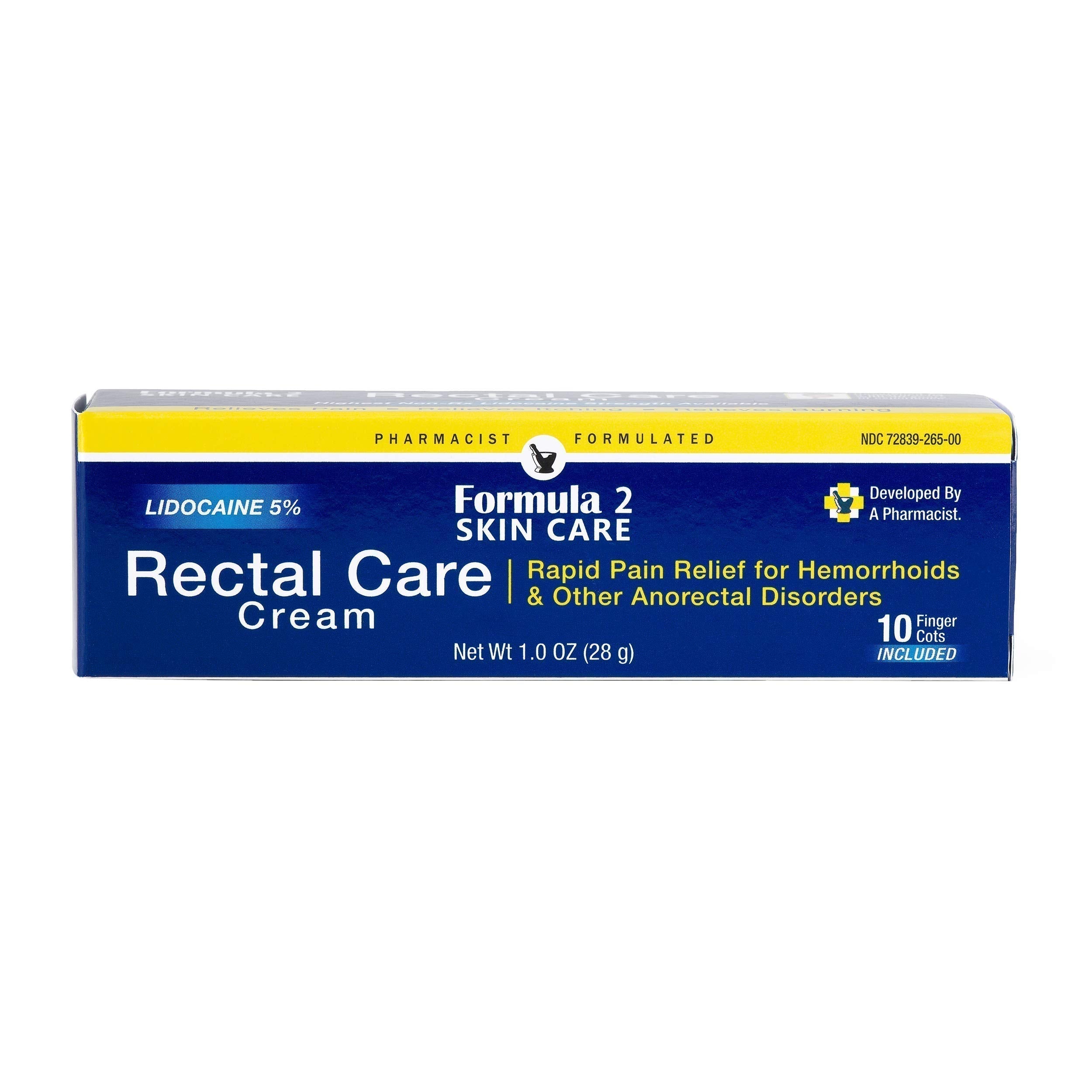 Pharmacist Formulated - Rectal Care Cream - Pain Relief for Hemorrhoids Formula 2 Skin Care Au supplements