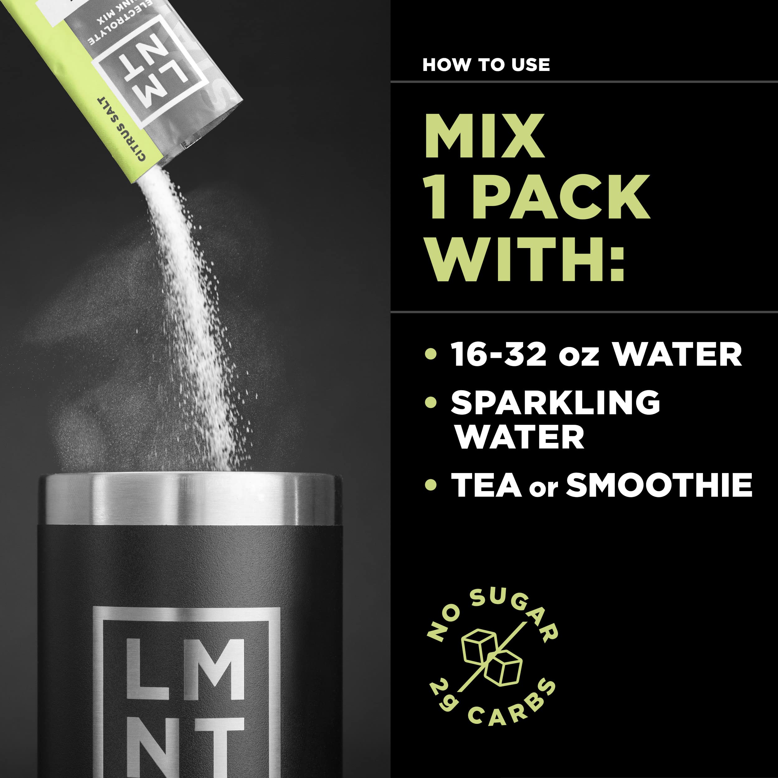 LMNT Zero-Sugar Electrolytes - Citrus Salt - Hydration Powder Packets | No Dodgy Ingredie Drink LMNT Au supplements