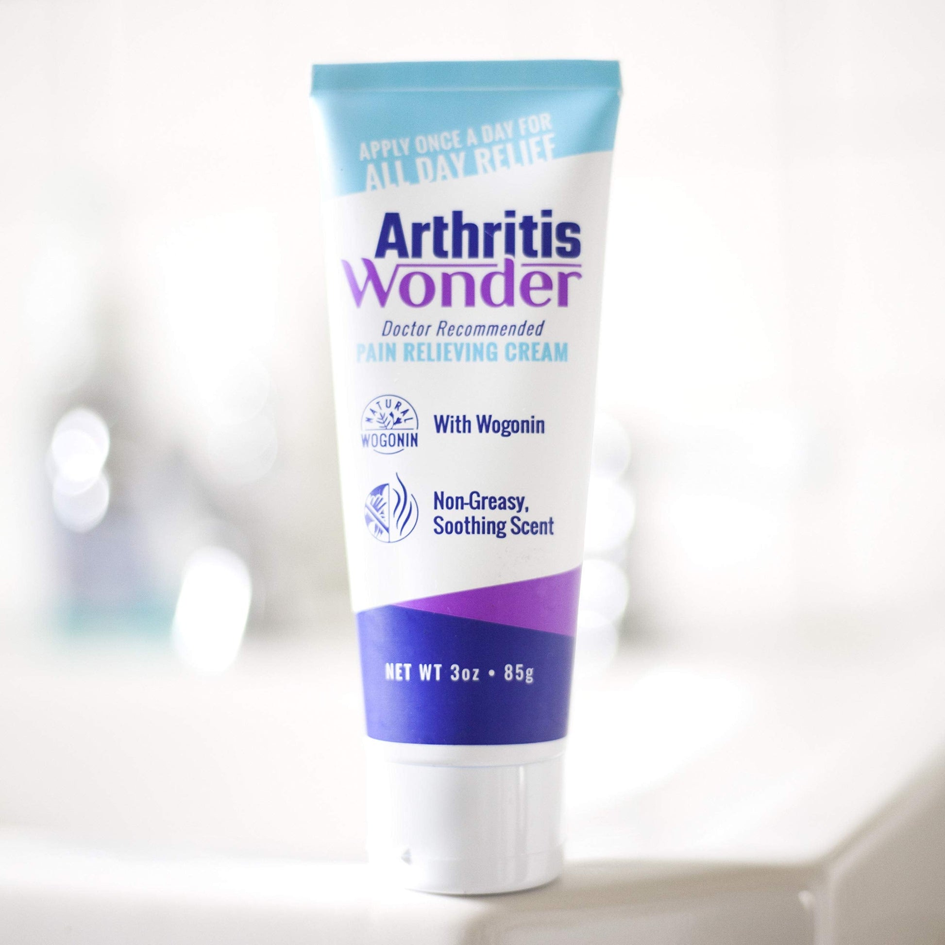 Arthritis Wonder Pain Relief Cream, 4 oz – Arthritis Pain Relief Cream for Hand, Knee, Foot and Wrist Joints – Fast-Acting, Deep Penetrating, Non-Greasy Formula with Natural Wogonin - 2 Pack Arthritis Wonder Au supplements