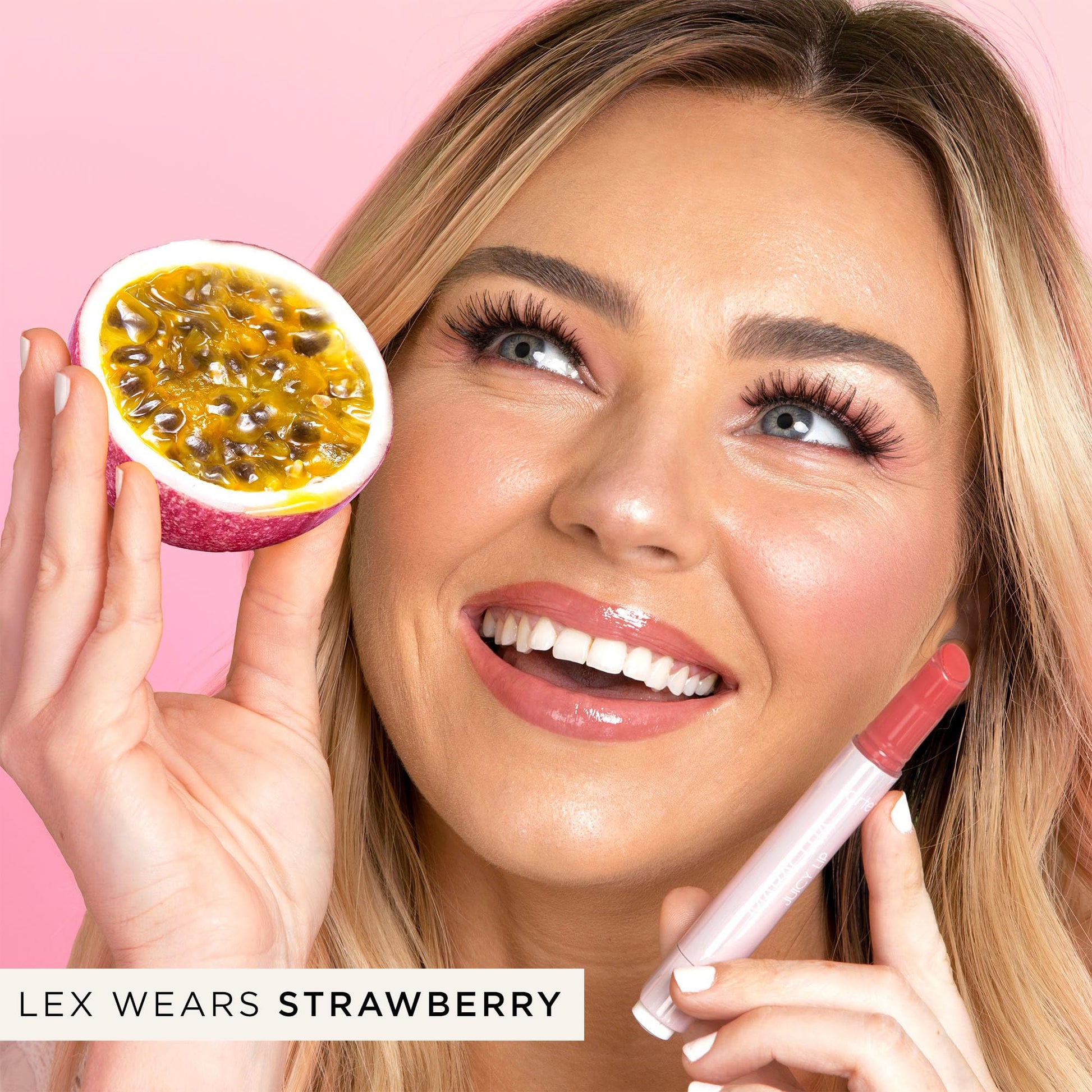 tarte maracuja juicy lip balm gloss – Viral Nourishing Lip Butter Color with High-Shine Hydration, Skincare Infused with Vitamin E, Vegan & Cruelty-Free, full size, Rose tarte Au supplements