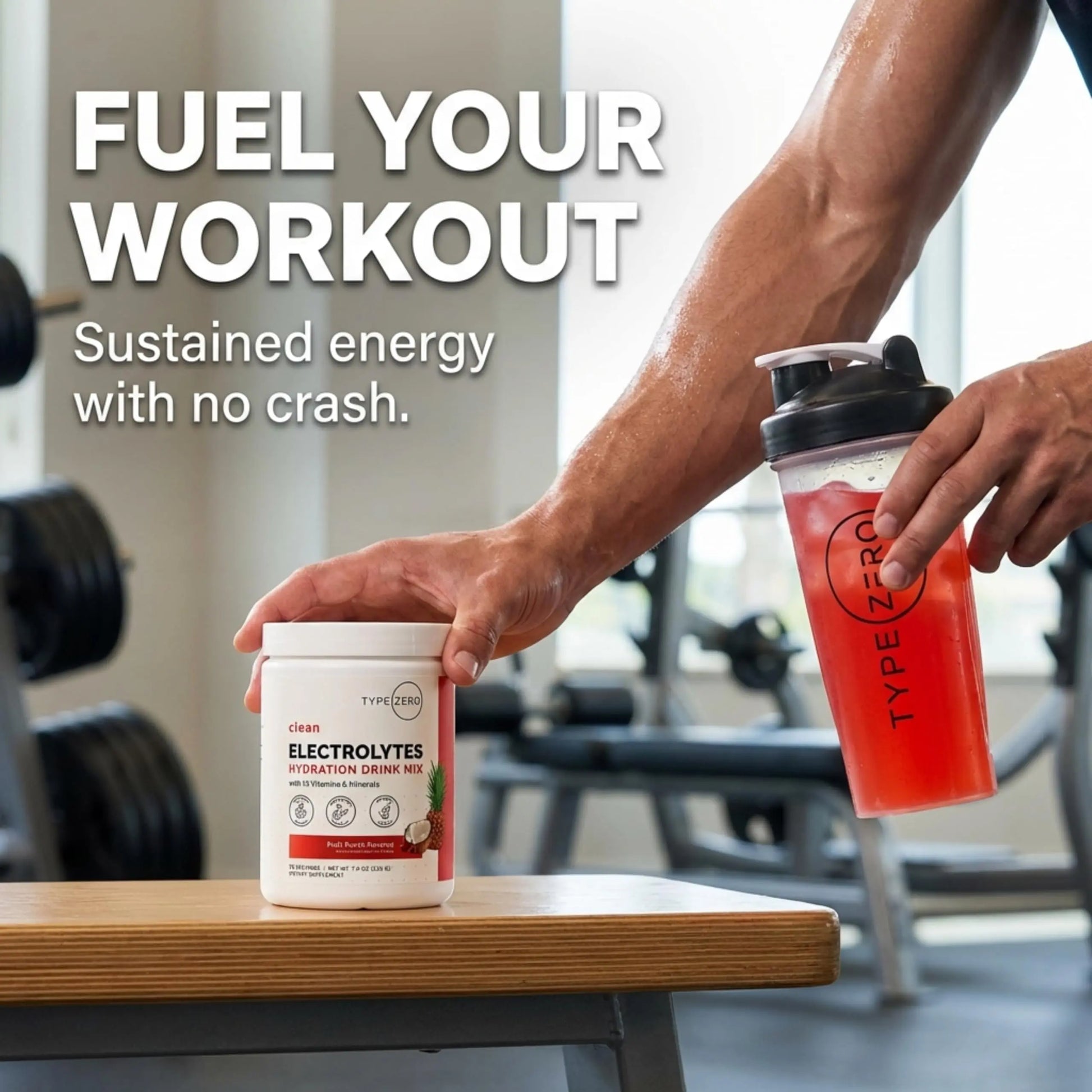 Type Zero Clean Electrolytes Hydration Powder Drink Mix + 14 Essential Vitamins & Minerals - Sugar Free, Zero Artificial Ingredients - Fruit Punch, 50 Servings Type Zero Au supplements