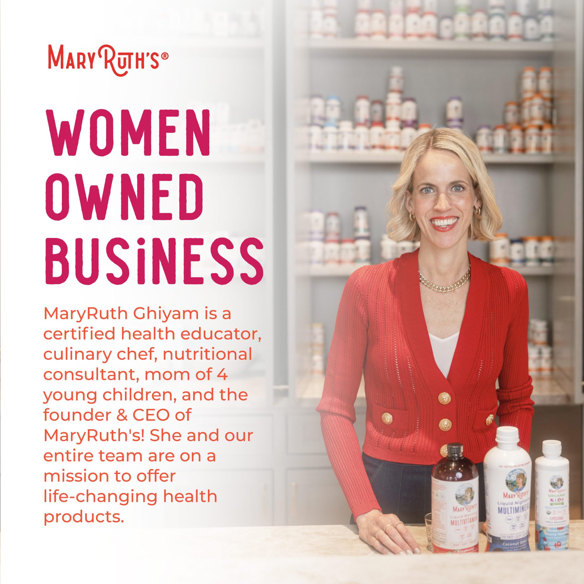MaryRuth's 3-in-1 Daily Health Probiotics for Women | Hormone Support & Gut Health Supplement for Women | Women’s Probiotic | 50 Billion CFU | Vegan | 30 ct MARYRUTH'S Au supplements