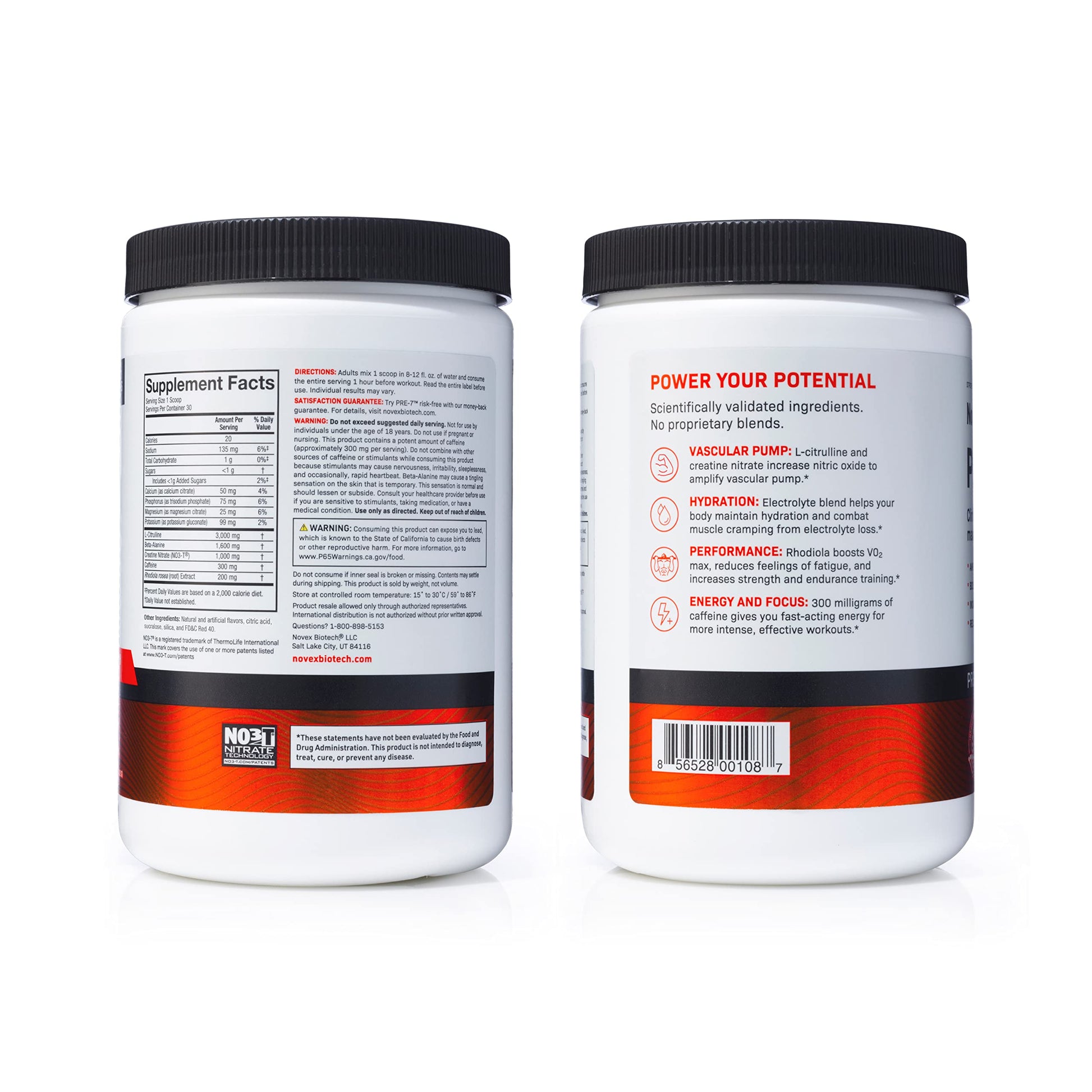 Novex Biotech PRE-7 Pre-Workout Powder – Best preworkout for Men - Boost Energy Novex Biotech Au supplements