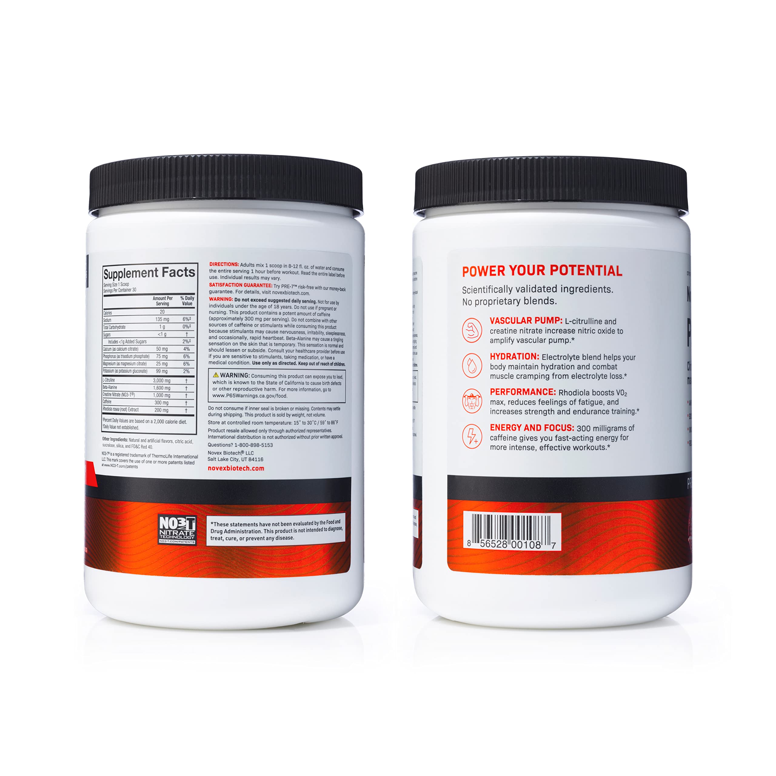 Novex Biotech PRE-7 Pre-Workout Powder – Best preworkout for Men - Boost Energy Novex Biotech Au supplements