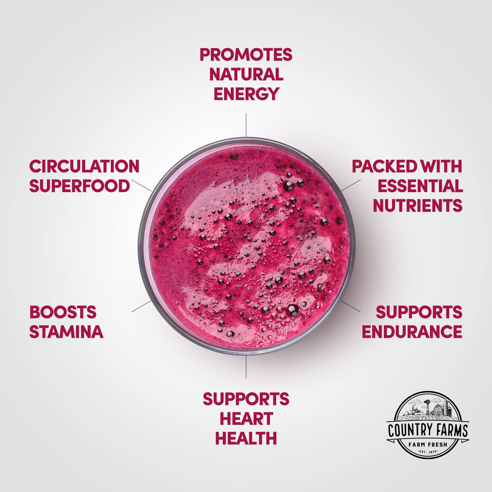 COUNTRY FARMS Bountiful Beets, Wholefood Beet Extract Superfood, Helps Support Healthy COUNTRY FARMS Au supplements
