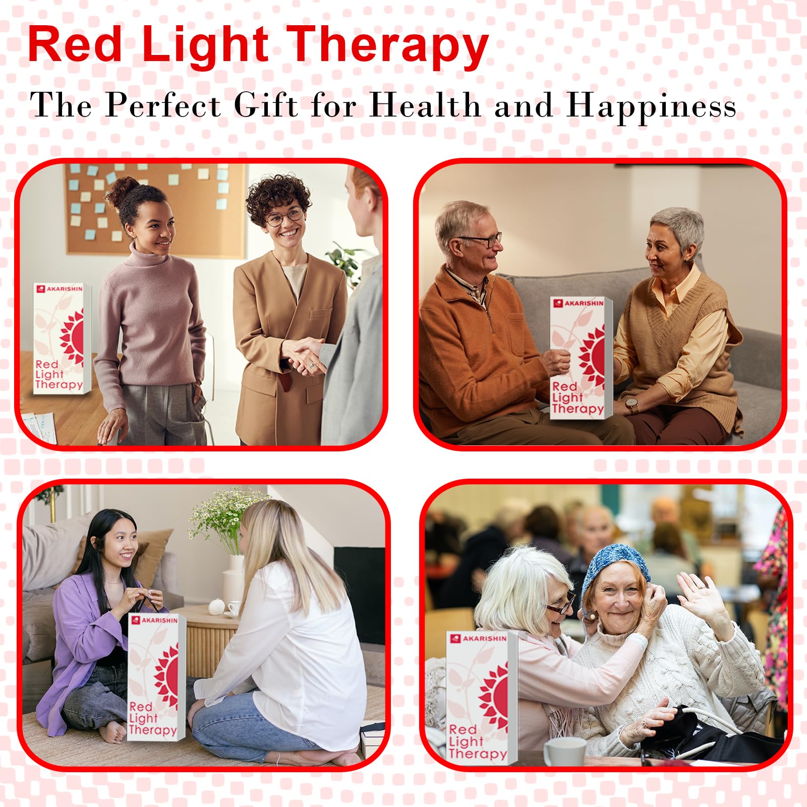 Akarishin Red Light Therapy Lamp-660nm Red Light,850nm & 940nm Infrared Light Therapy Akarishin Au supplements