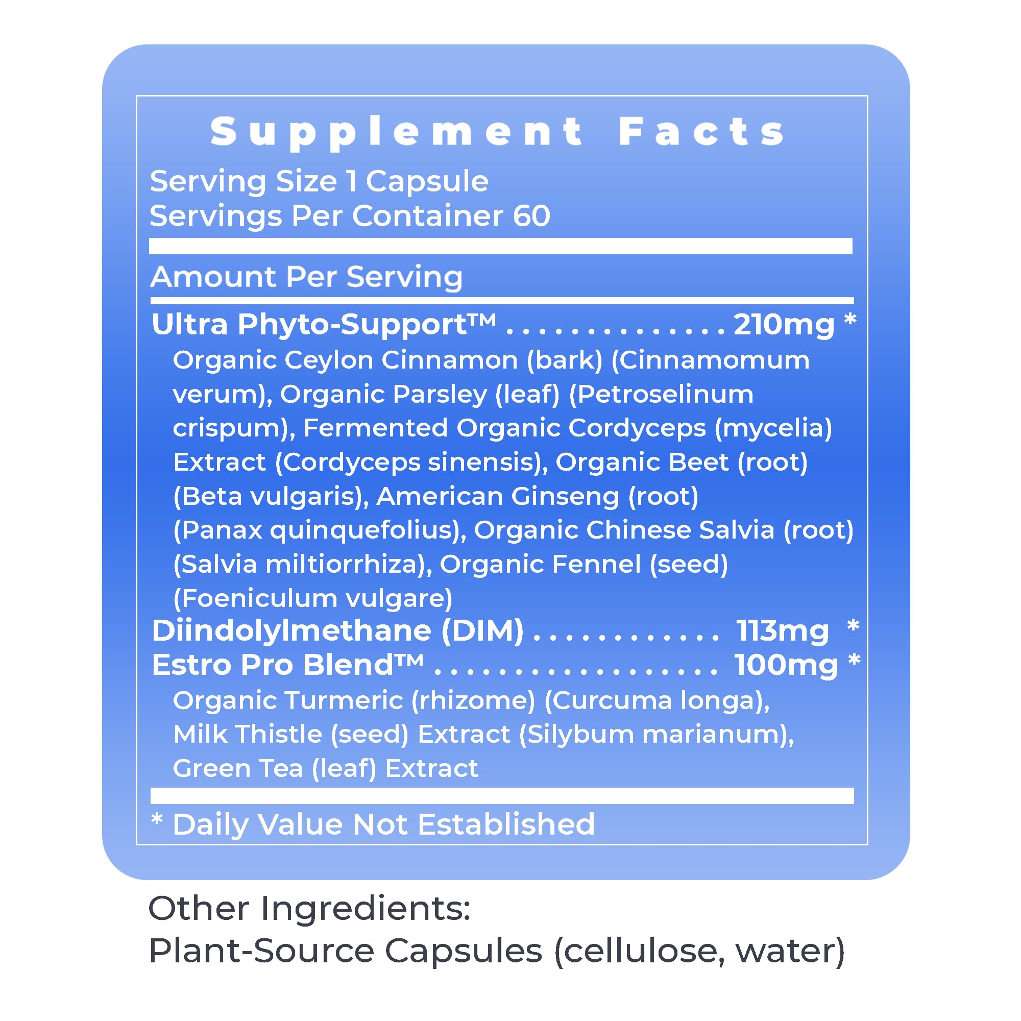 Premier Research Labs Estro Flavone - DIM Supplement, DIM Complex, DIM for Men & Women, Diindolylmethane Estrogen Support, Hormone Balance Support - 60 Vegetarian Capsules Premier Research Labs Au supplements