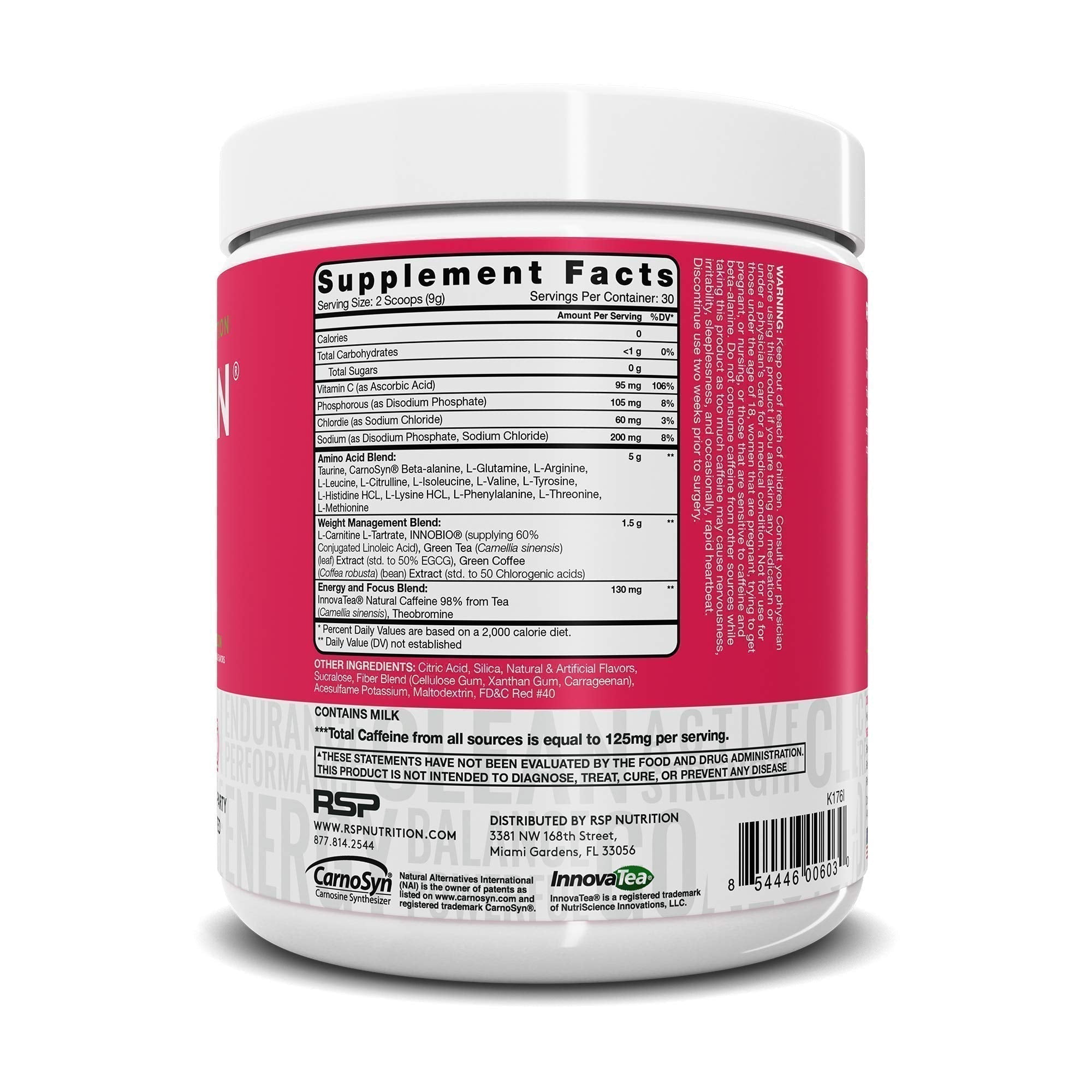 RSP NUTRITION TrueFit Protein Powder (Chocolate 2 LB) with AminoLean Pre Workout RSP NUTRITION Au supplements