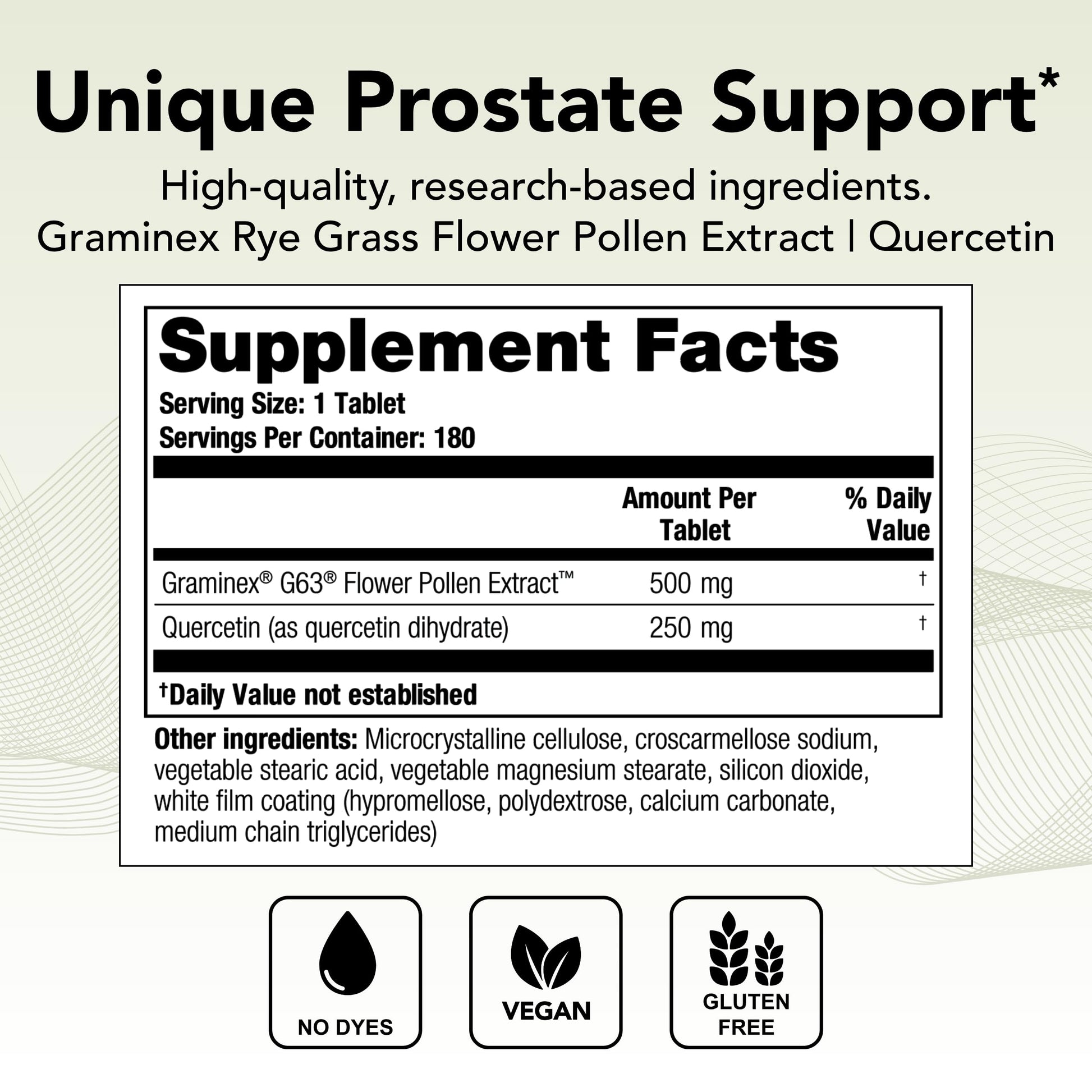 Theralogix Prostate PQ - Rye Grass Pollen Extract & Quercetin Supplement - 90-Day Theralogix Au supplements