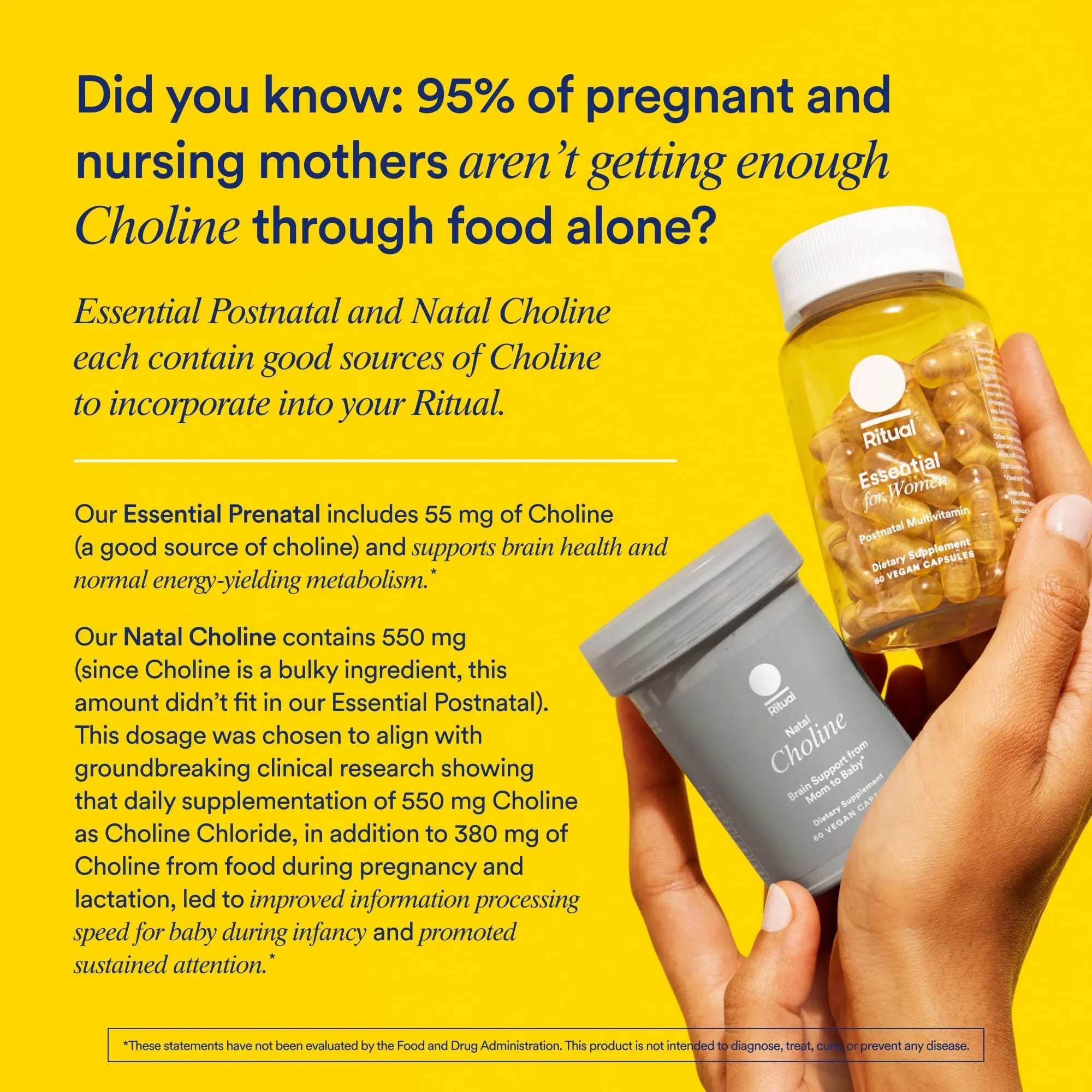 Ritual Essential for Women Postnatal Multivitamin - Postpartum Vitamin - Omega-3 DHA & Choline for Lactation Support, Vitamin A, C, D3 & Zinc Ritual Au supplements