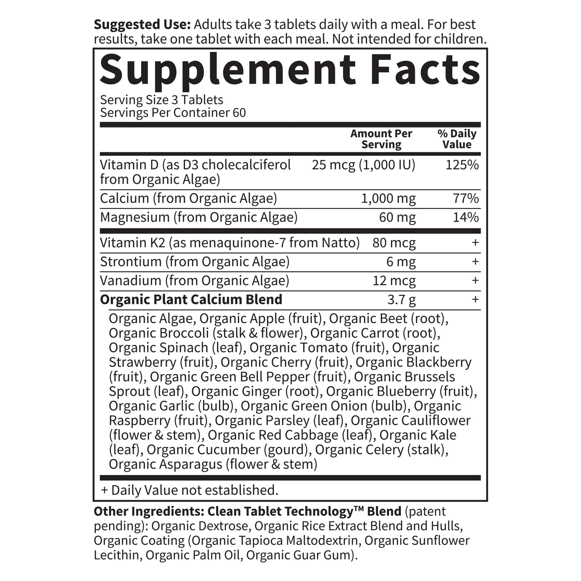 Garden of Life Calcium Supplement with Magnesium & Organic Vitamin D3 K2, Made from Whole Foods, Gluten-Free, 180 Count Garden of Life Au supplements