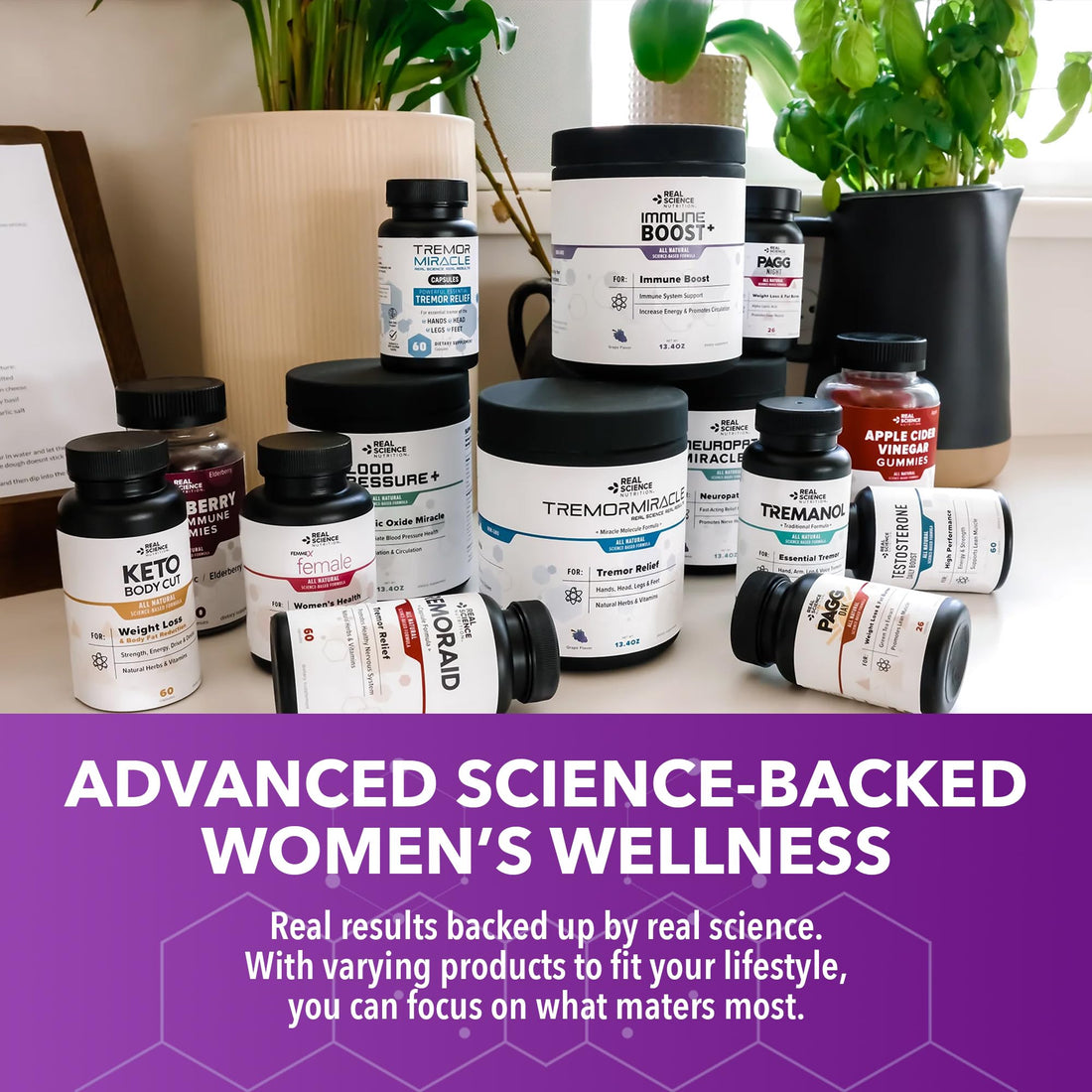 Real Science Perimenopause Supplements for Women for Hormone Balance & Energy Support – Nitric Oxide Formula with Vinitrox, GABA & Essential Vitamins for Hot Flashes, Mood & Energy – 60 Caps Real Science Nutrition Au supplements