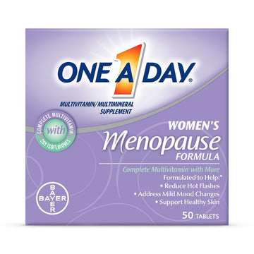 One A Day Women's Menopause Multivitamin with Vitamin A, Vitamin C, Vitamin D, Vitamin E and Zinc for Immune Health Support, Bone health, 50 Count (Packaging May Vary) ONE A DAY Au supplements