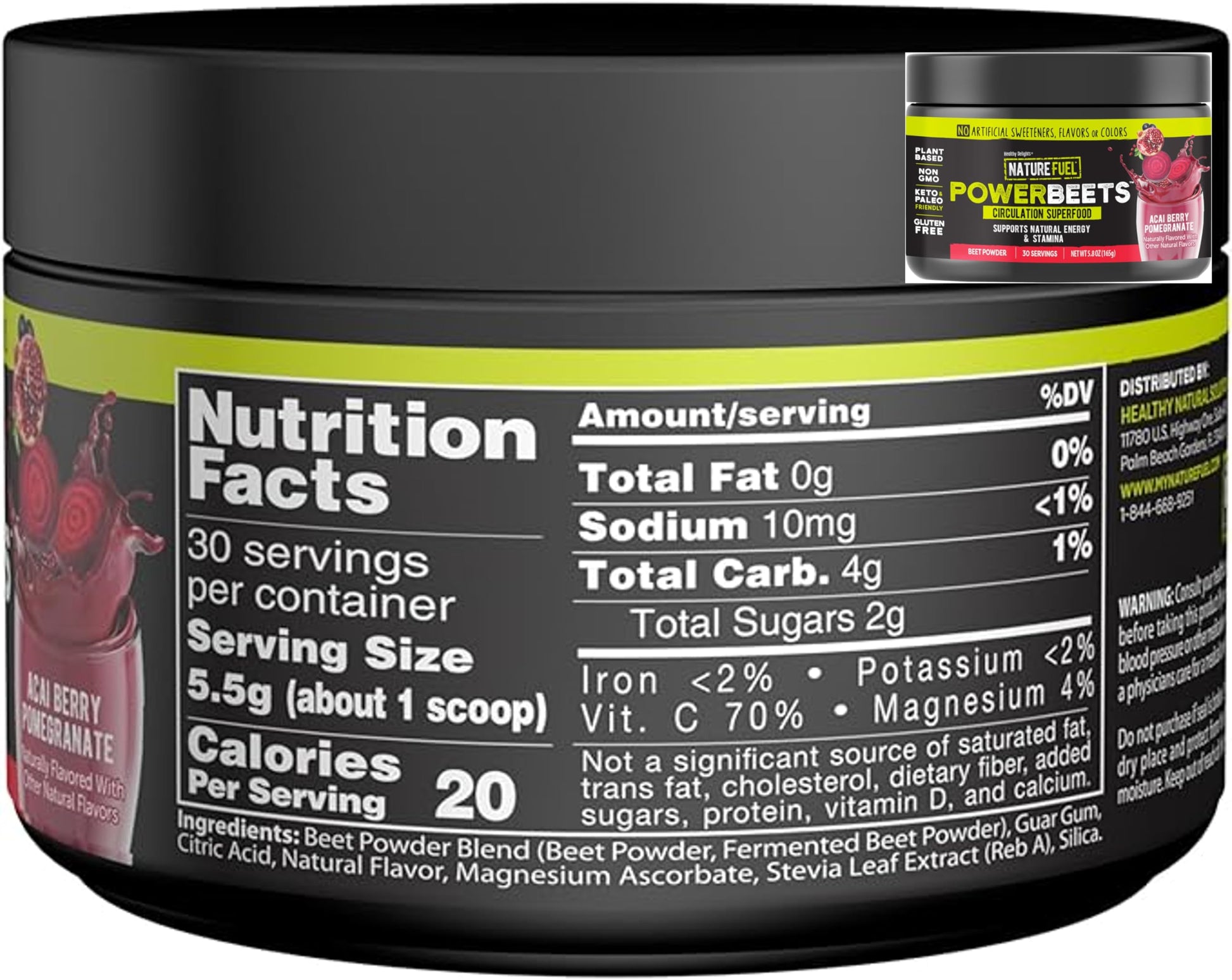 Amazing Grass Greens Blend Superfood: Super Greens Powder Smoothie Mix for Boost Energy, 30 Servings & Nature Fuel Power Beets Powder, Beet Root Powder, Support Natural Energy, 30 Servings Amazing Grass Au supplements