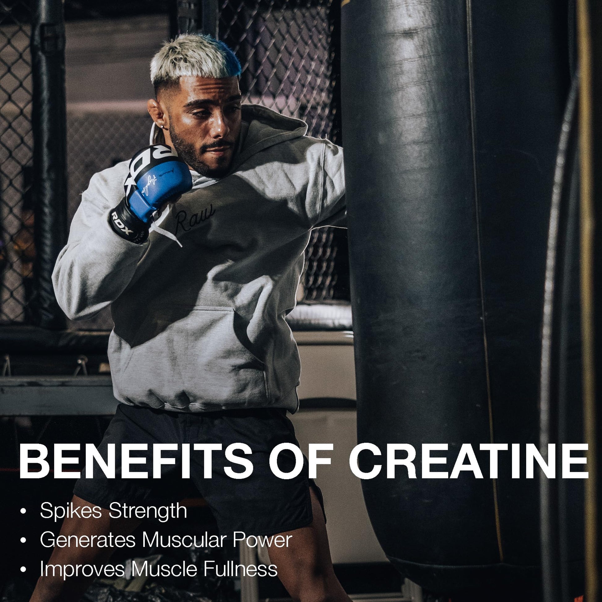 RAW Nutrition Creatine Monohydrate Powder, Unflavored (30 Servings) - Micronized Creatine Monohydrate Supplement for Workout Performance, Build Muscle & Strength - Creatine Powder for Men & Women RAW Au supplements