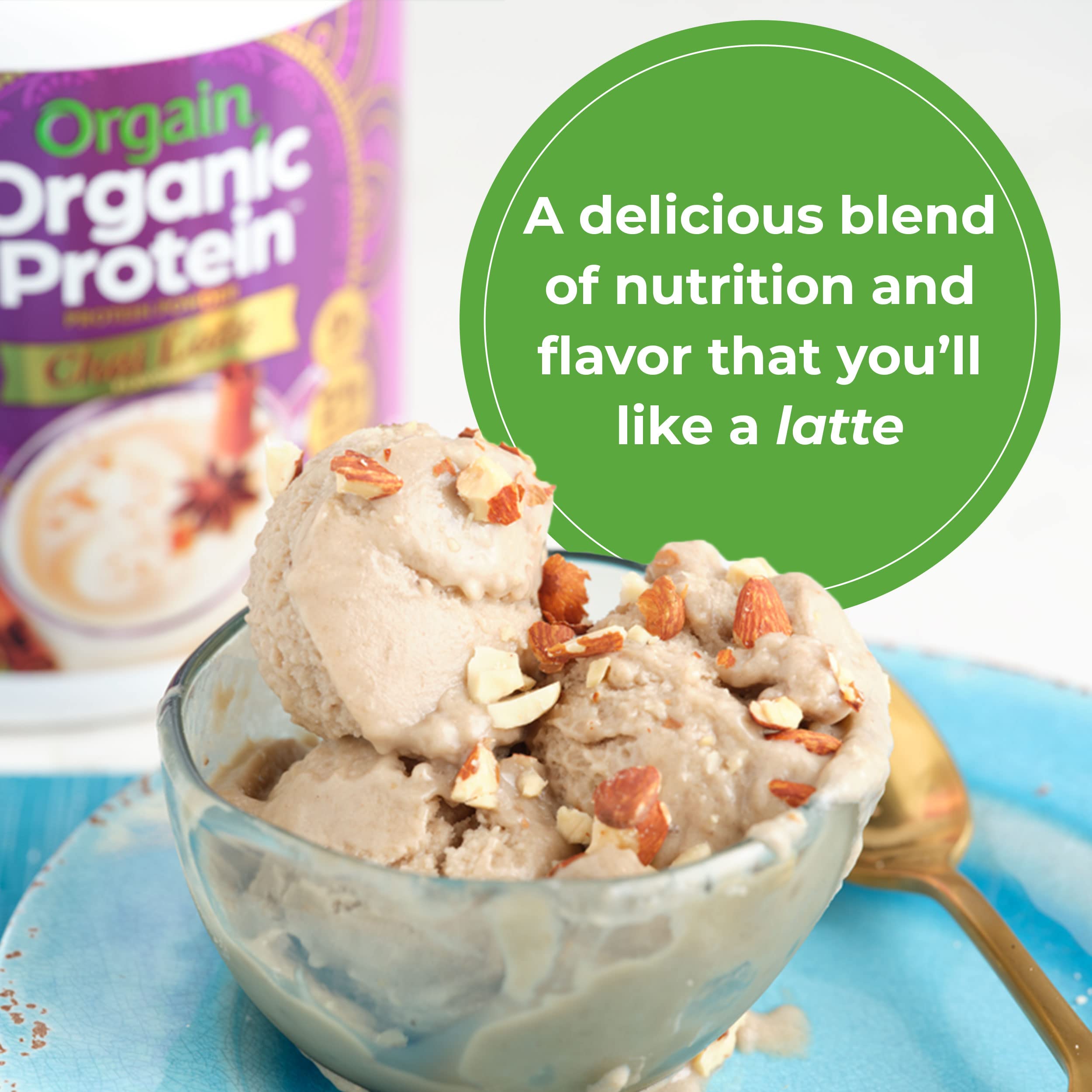 Orgain Organic Vegan Protein Powder, Chai Latte - 21g Plant Based Protein, Gluten Free Orgain Au supplements
