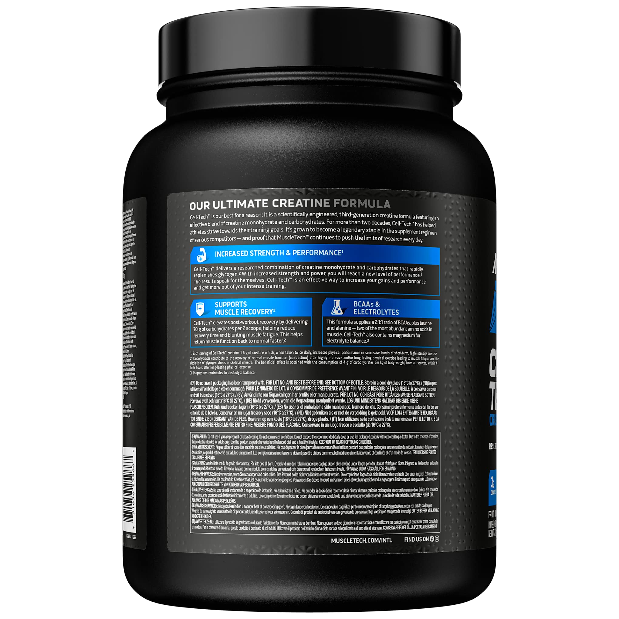 MuscleTech CellTech Creatine Monohydrate Powder, Post Workout Recovery Drink Muscletech Au supplements