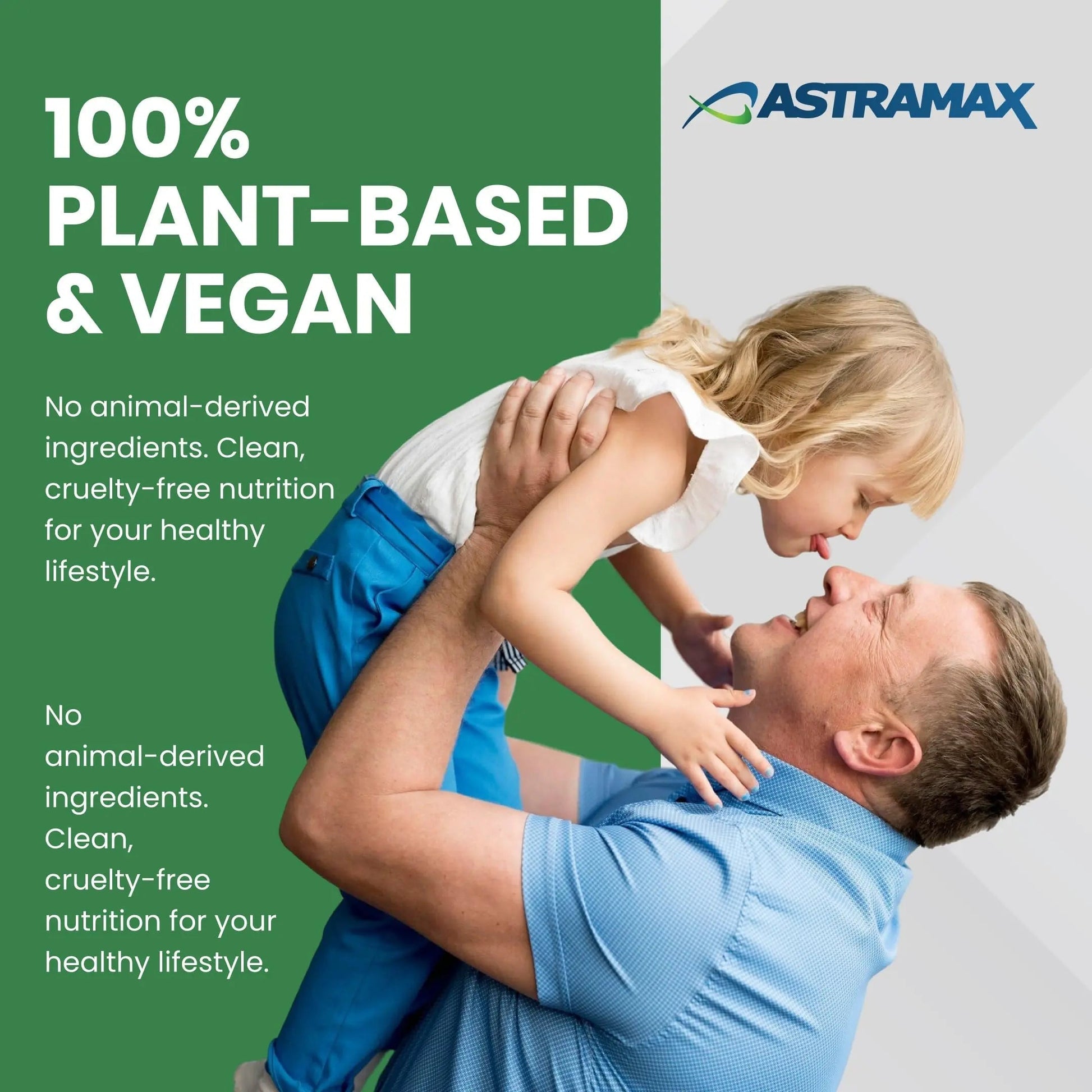 Astramax Advanced Vegan Multivitamin | Whole Food-Based Vitamin & Mineral Complex with 26 Nutrients, B12, D3, Probiotics & 42 Superfoods | Astramax Au supplements