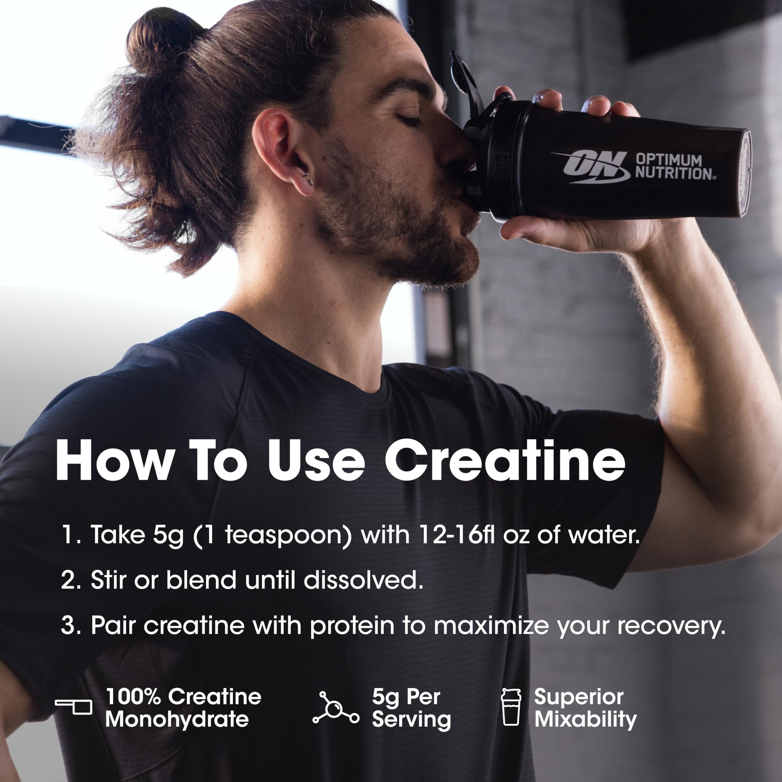 Optimum Nutrition Micronized Creatine Monohydrate Powder, Unflavored, 120 Servings, 600 Grams Optimum Nutrition Au supplements