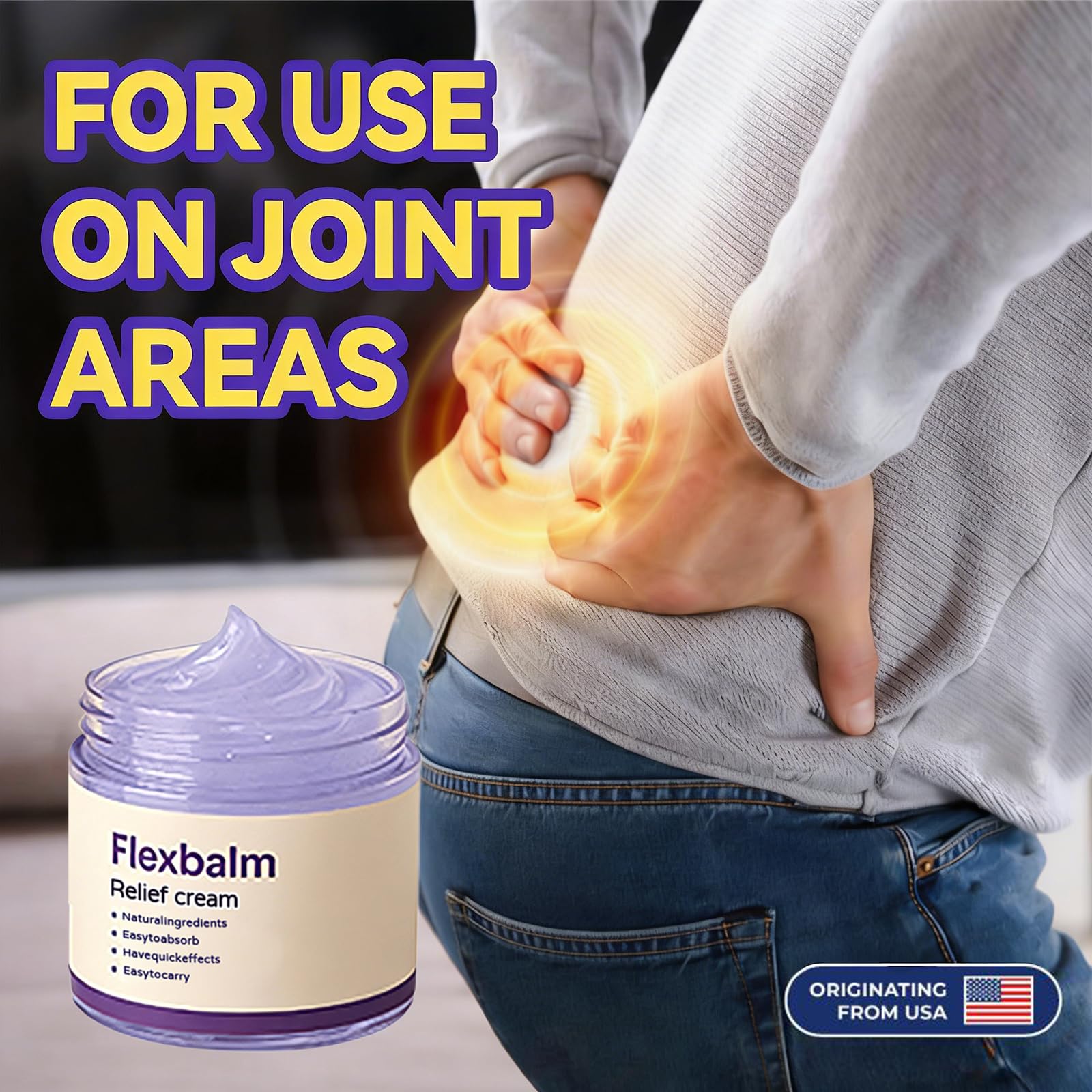 Flexbalm Rapid Joint Relief Gel - Advanced Relief Soothing Massage Gel, Flexbalm Rapid Joint Relief Cream for stiffness and soreness (2) FKMEE Au supplements