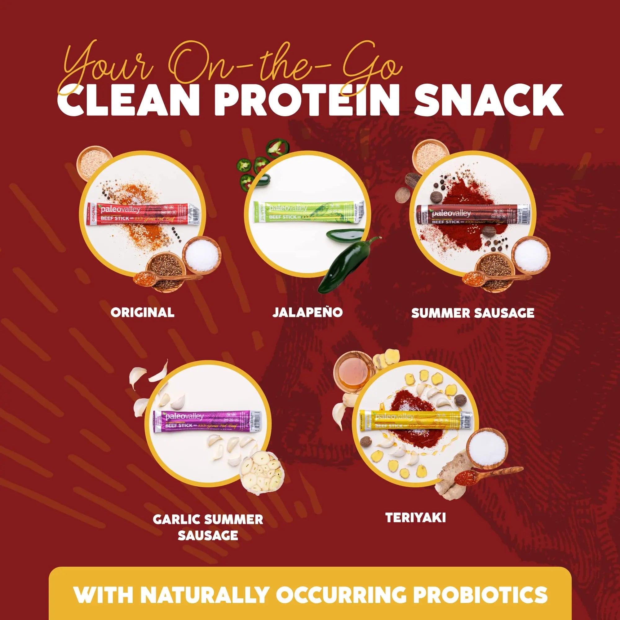 Paleovalley 100% Grass Fed Original Beef Sticks - Delicious Gluten Free Beef Snack - High Protein Keto Friendly Paleovalley Au supplements