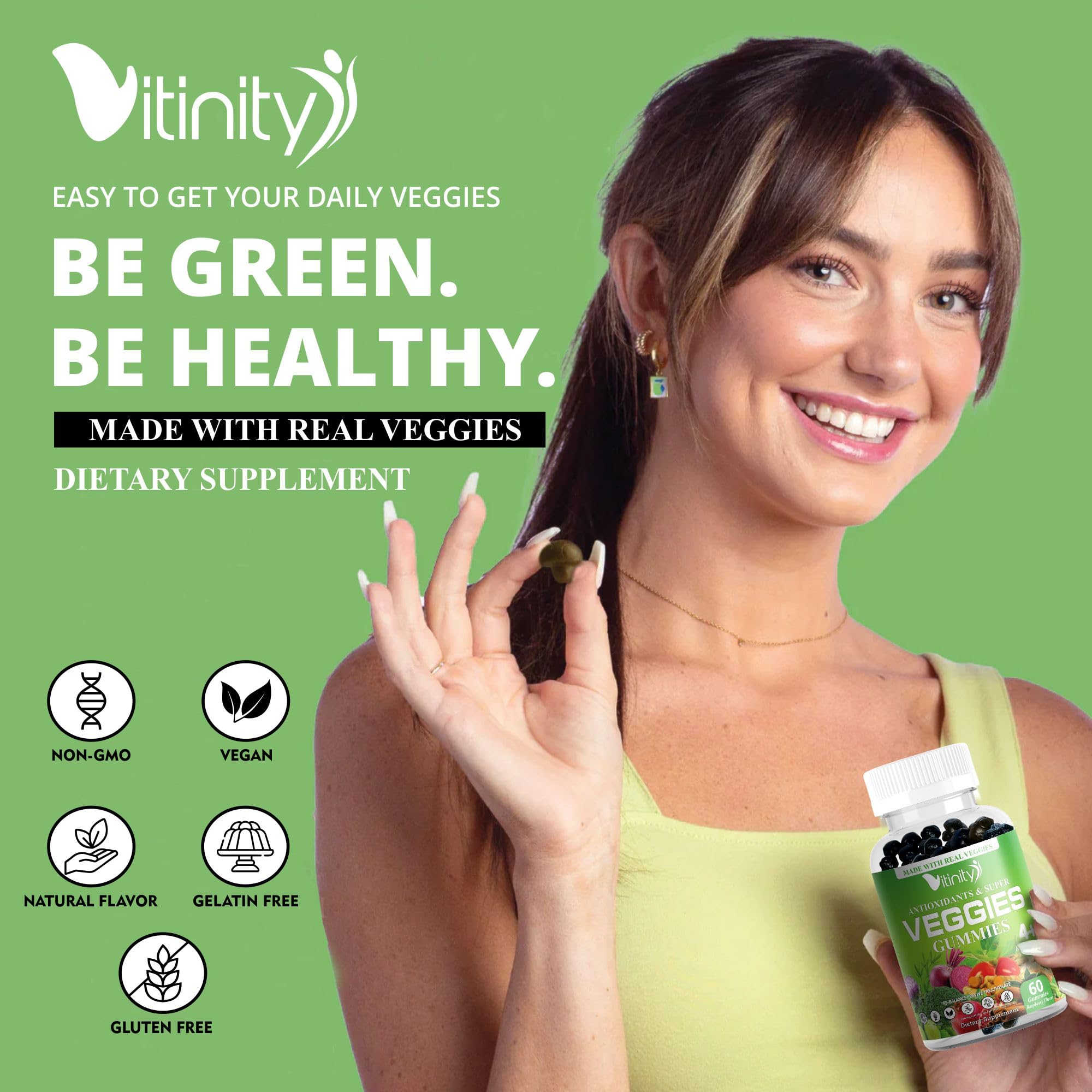 VITINITY Made with Real Super Veggies Delicious Gummy Supplement,Men,Women & Kids VITINITY Au supplements