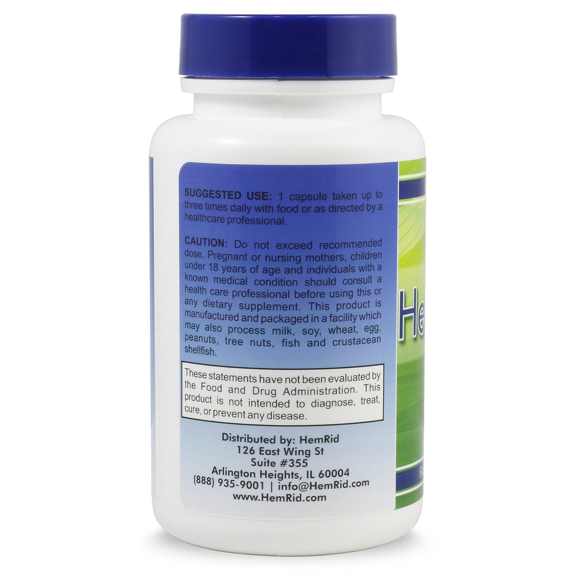 HemRid Best Hemorrhoid Supplement, Reduce Itching, Irritation, Bleeding, Burning in 2-5 Days, Clinically Tested Ingredients Provide Fast Relief in 120 Days HemRid Au supplements