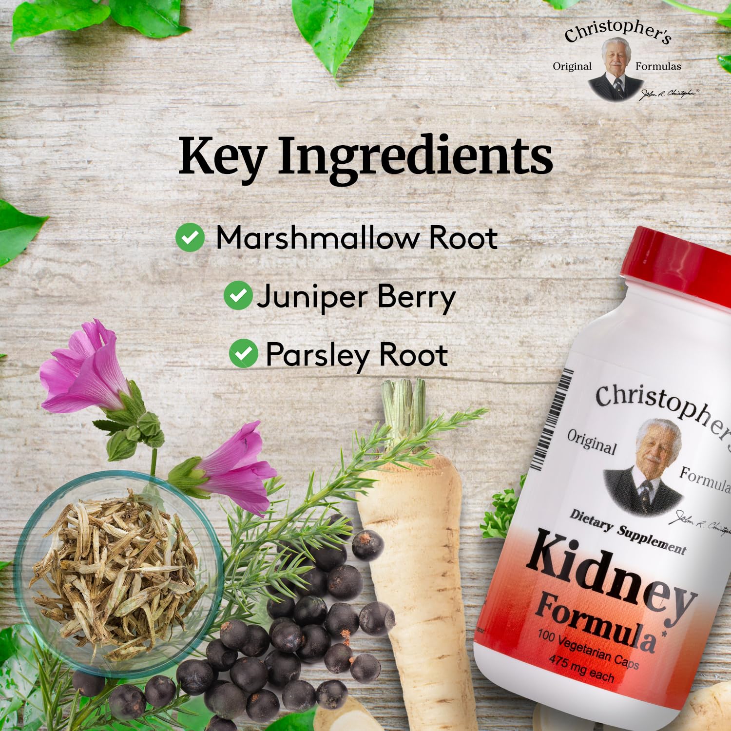Christopher's Original Formulas Kidney Formula - Kidney Cleanse Detox & Repair Formula - Herbal Blend for Kidney Support Christopher's Original Formulas Au supplements