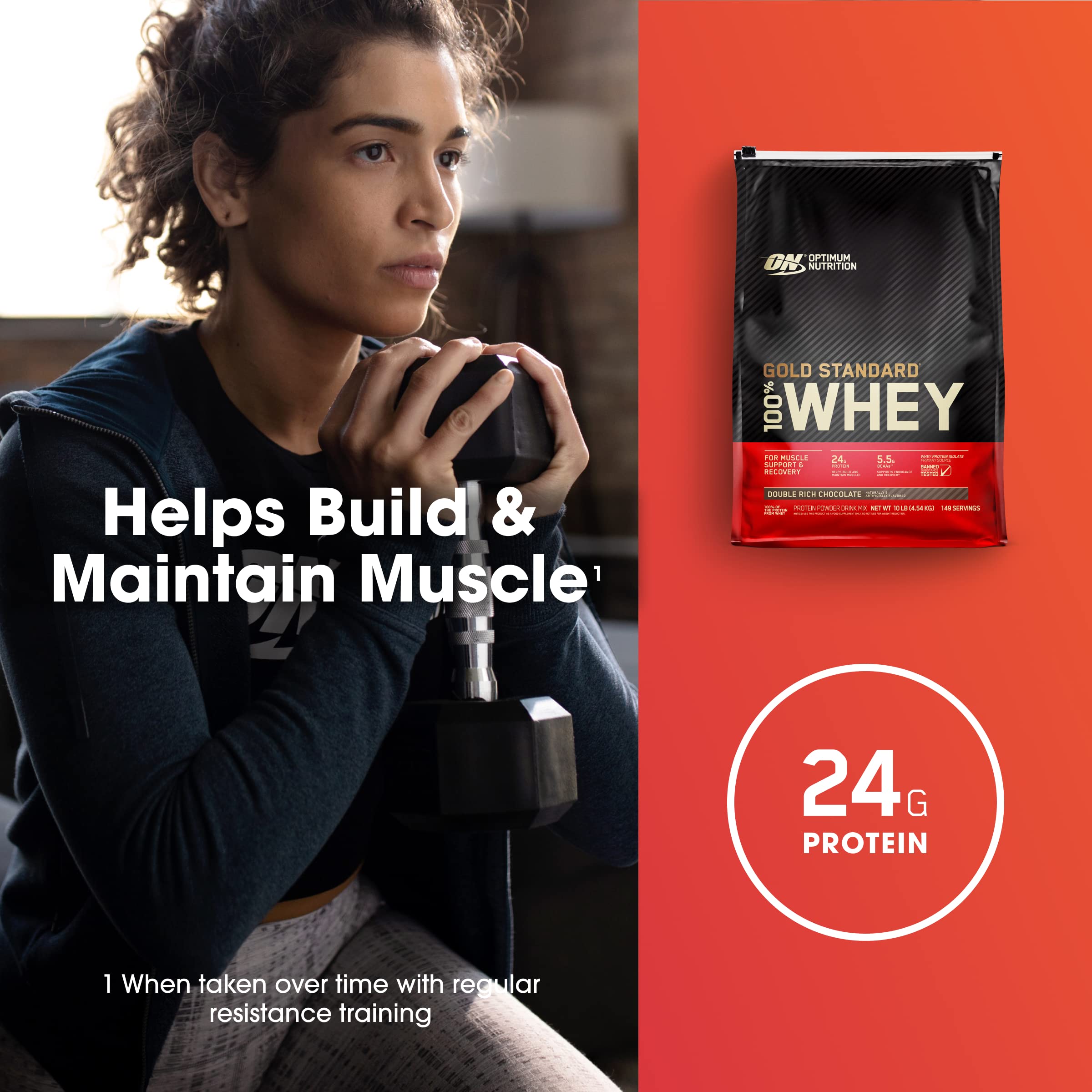 Optimum Nutrition Gold Standard 100% Whey Muscle Building and Recovery Protein Powder Optimum Nutrition Au supplements