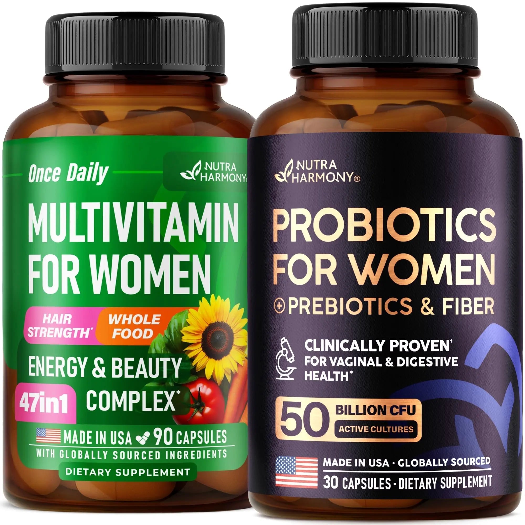 NUTRAHARMONY Multivitamins & Probiotics for Women NUTRAHARMONY Au supplements