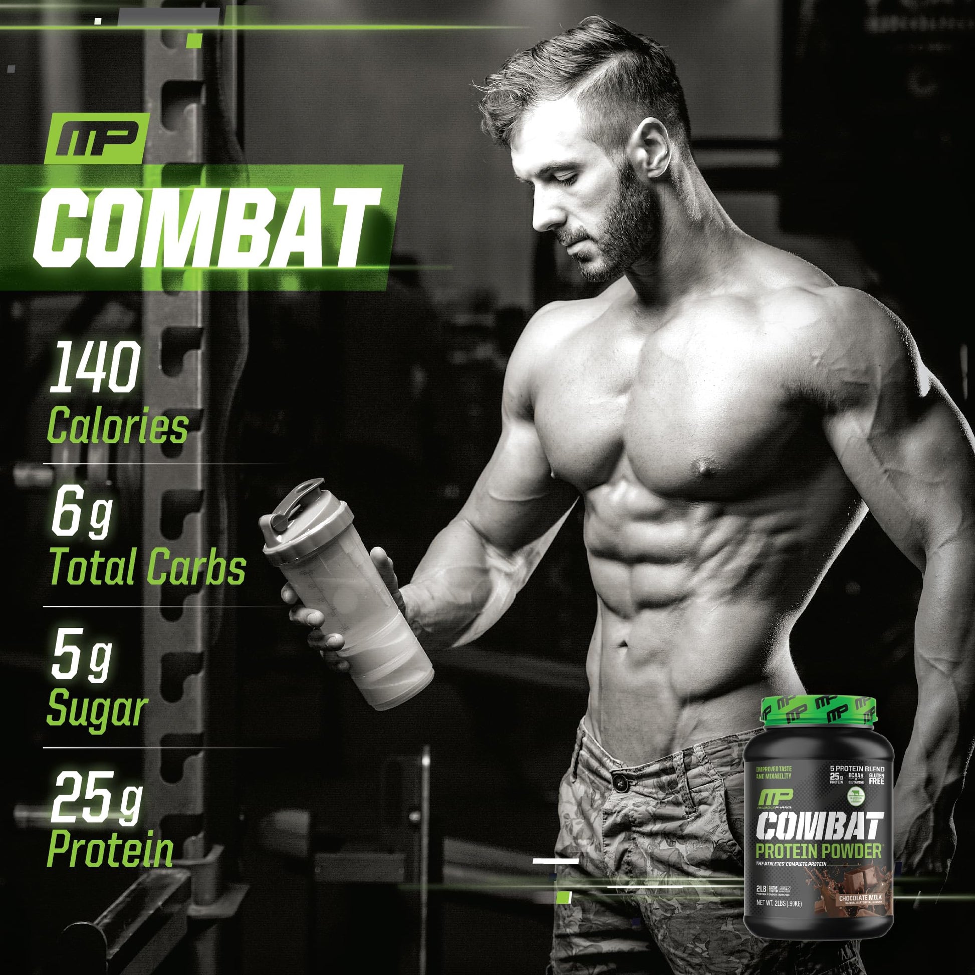 Muscle Pharm Combat Protein Powder, Fuels Muscles for Productive Workouts, 5 Protein Muscle Pharm Au supplements