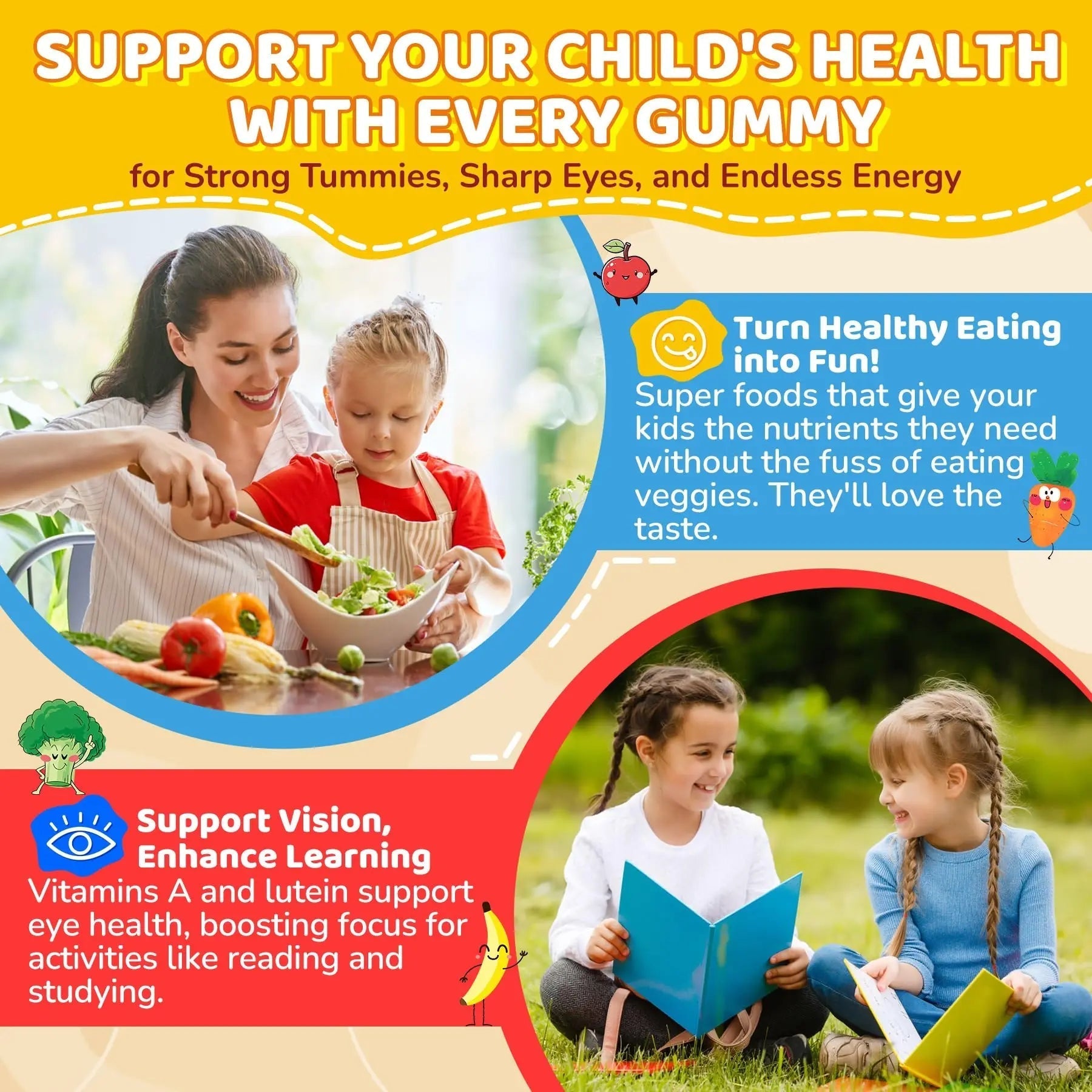 NEVISS Multivitamin for Men & Probiotics for Kids Teen + Veggie & Fruit Fiber Gummies NEVISS Au supplements