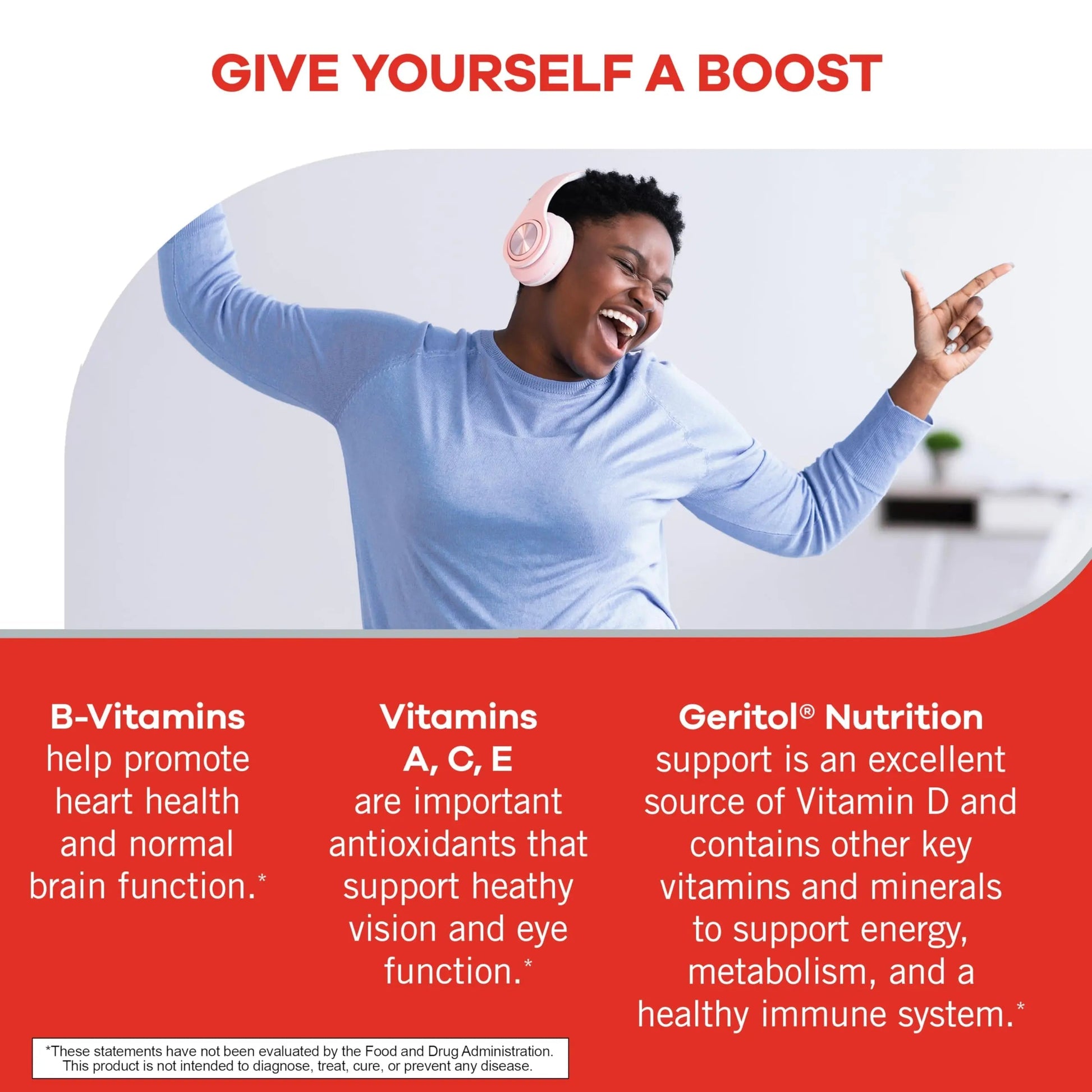 Geritol, Multivitamin Supplement, Contains Antioxidants, Vitamins B, C, E & D and Iron, 27, Minerals, Gluten-Free Geritol Au supplements