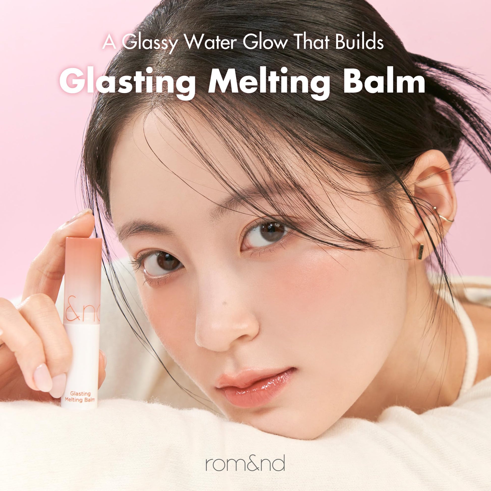 rom&nd GLASTING MELTING BALM #06 Kaya Fig - Vegan K-Beauty Tinted Lip Balm for Crystal Water-Gloss Shine, Deep Hydration & MLBB Rosy Nude Color | Non-Sticky, Long-Lasting Comfort for All Ages rom&nd Au supplements