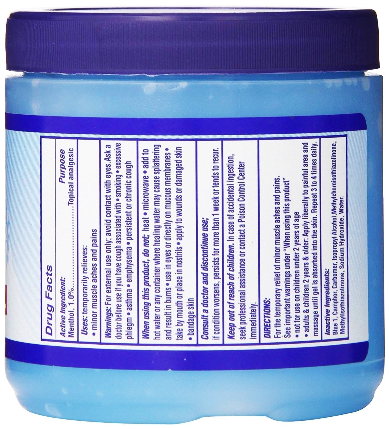ARCTIC ICE Set of 3 Pain Relief Analgesic Gels! 8oz Each! Temporarily Relieves Muscle Aches, Backaches, Strains, Sprains, Arthritis, Bruises, Sports Injuries! Made in USA! (3) ARCTIC ICE Au supplements