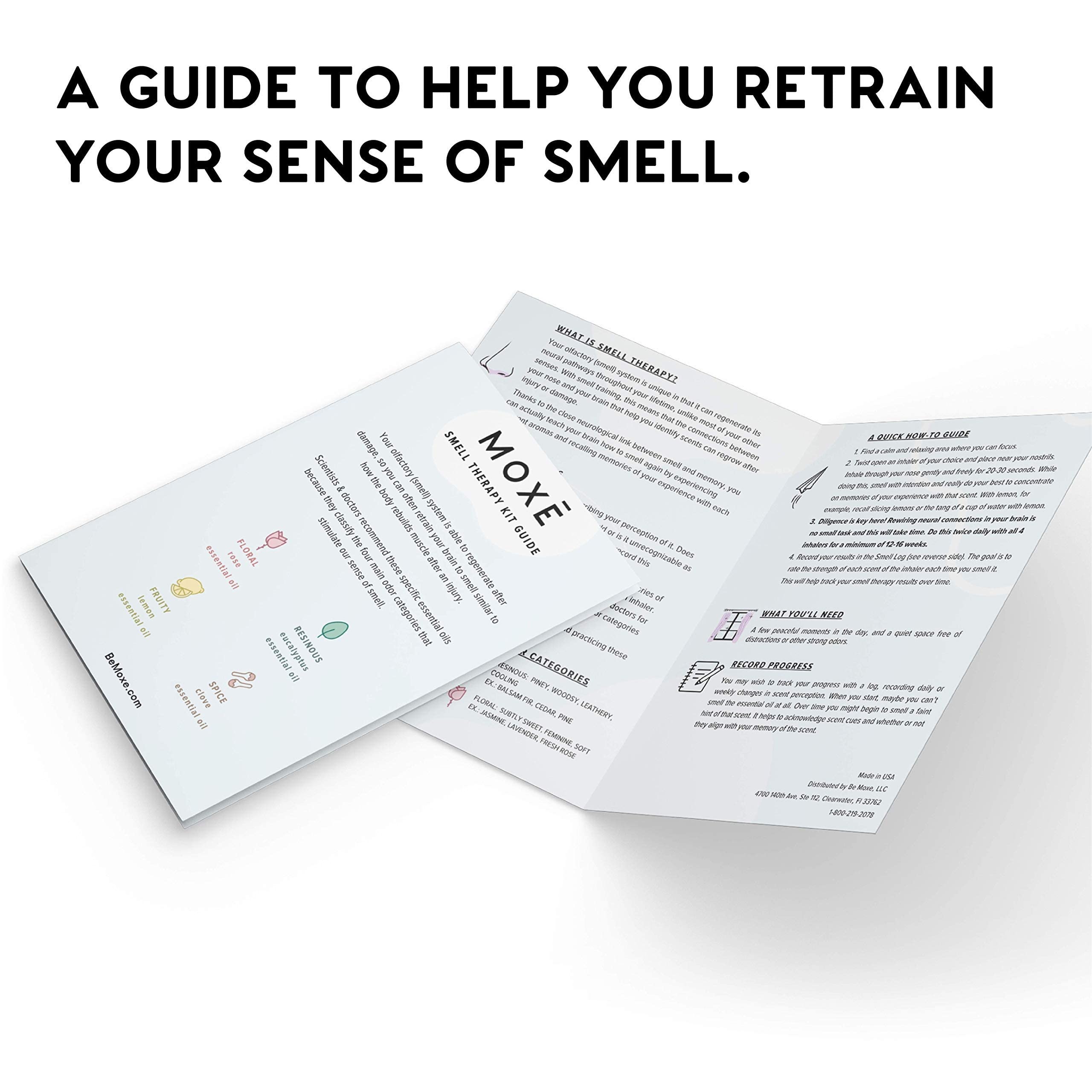 MOXĒ Smell Training Kit, Made in USA, 4 Essential Oils, Olfactory Regeneration, Helps Restore Sense MOXE Au supplements