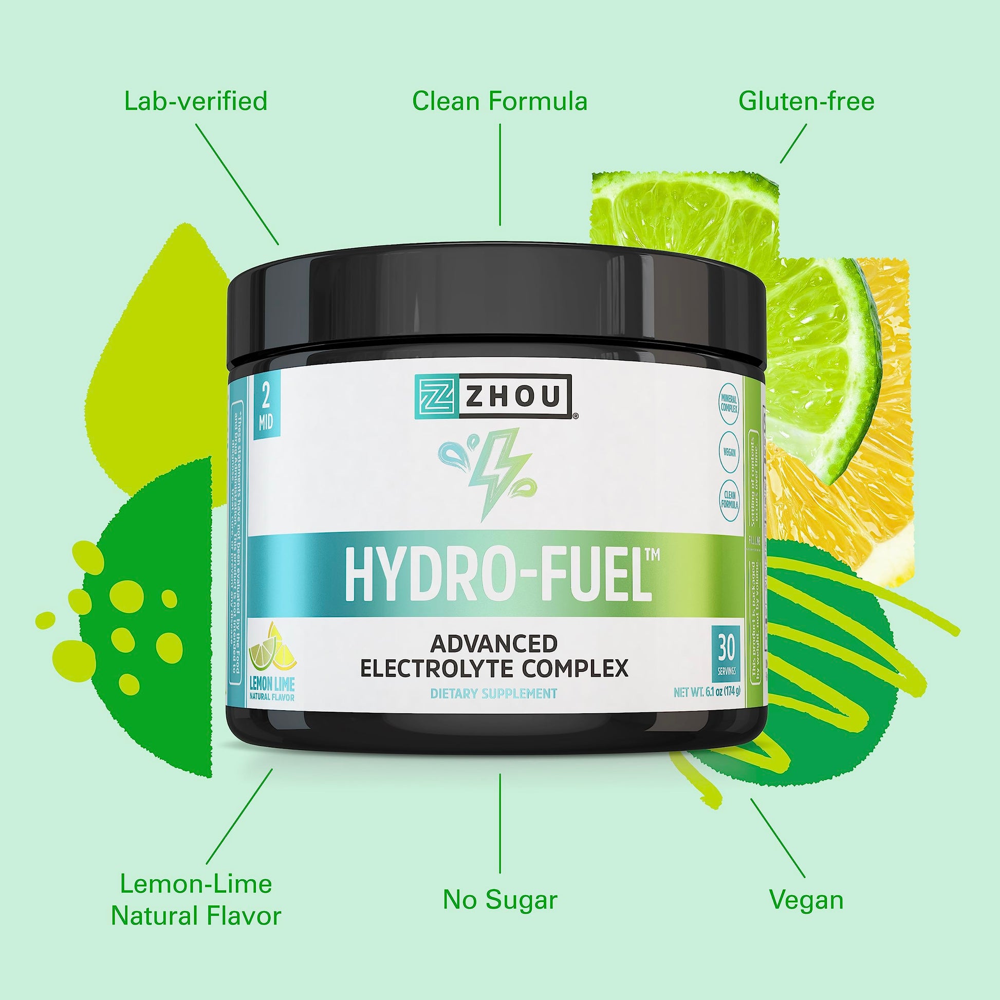 Zhou Nutrition Hydro Fuel, Sugar Free Electrolyte Powder, Replenish Nutrients, Restore Zhou Nutrition Au supplements