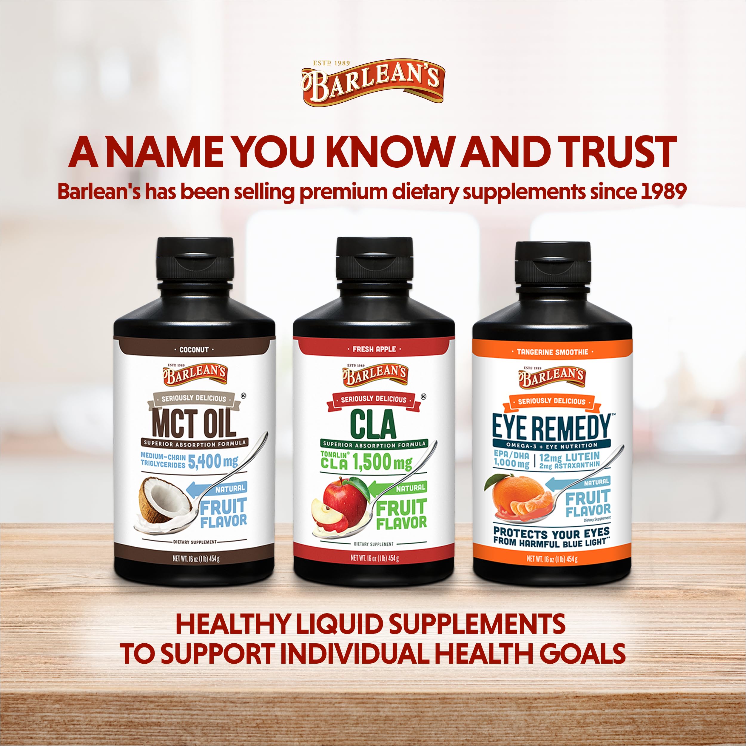 Barlean's Fresh Apple with 1,500 mg of Tonalin CLA - Gluten-Free, Vegan, Kosher Barlean's Au supplements