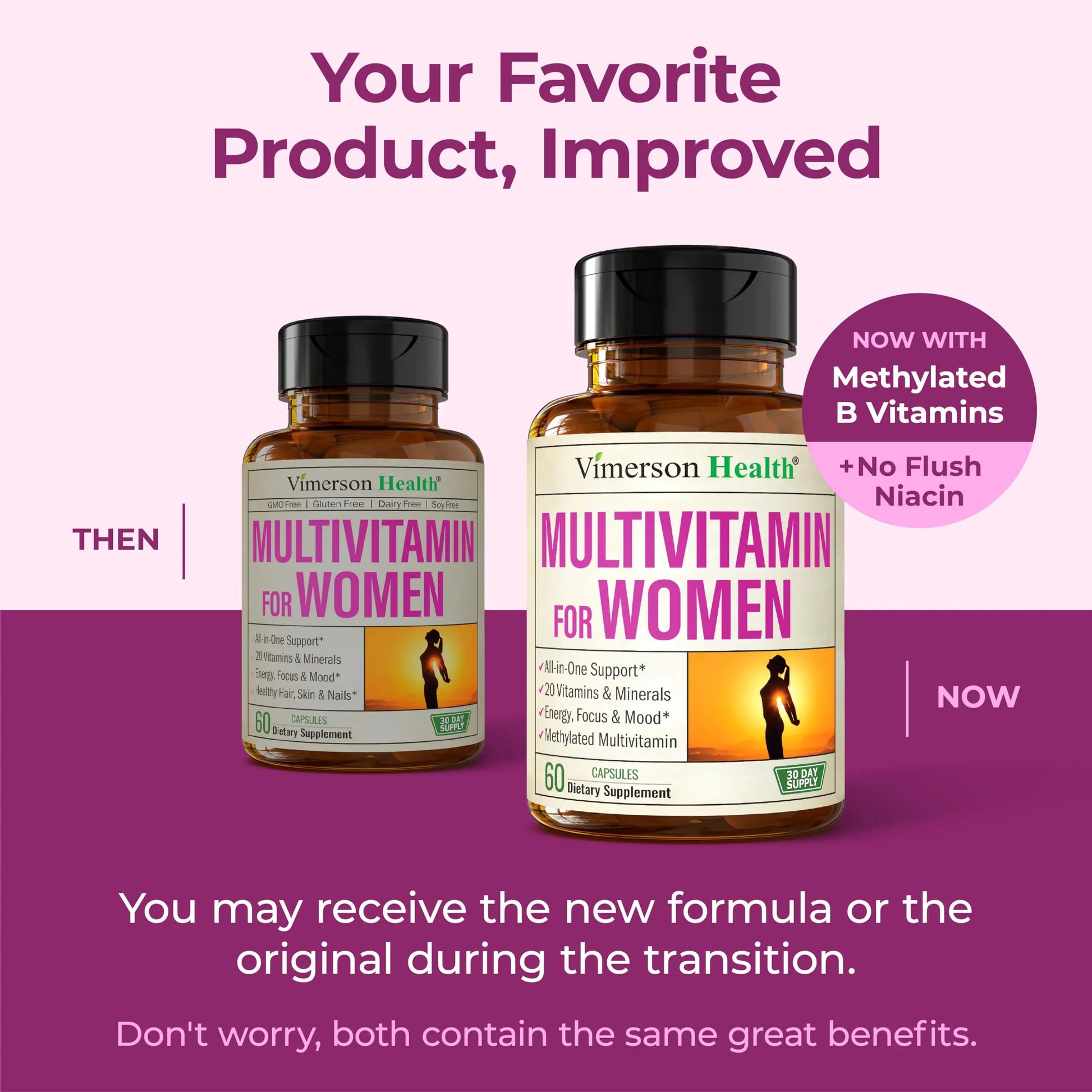 Methylated Multivitamin for Women w/Bioavailable Vitamins, Chelated Minerals, Vitamin D, B12, C, A & Zinc for Energy, Focus and Immune Health Vimerson Health Au supplements