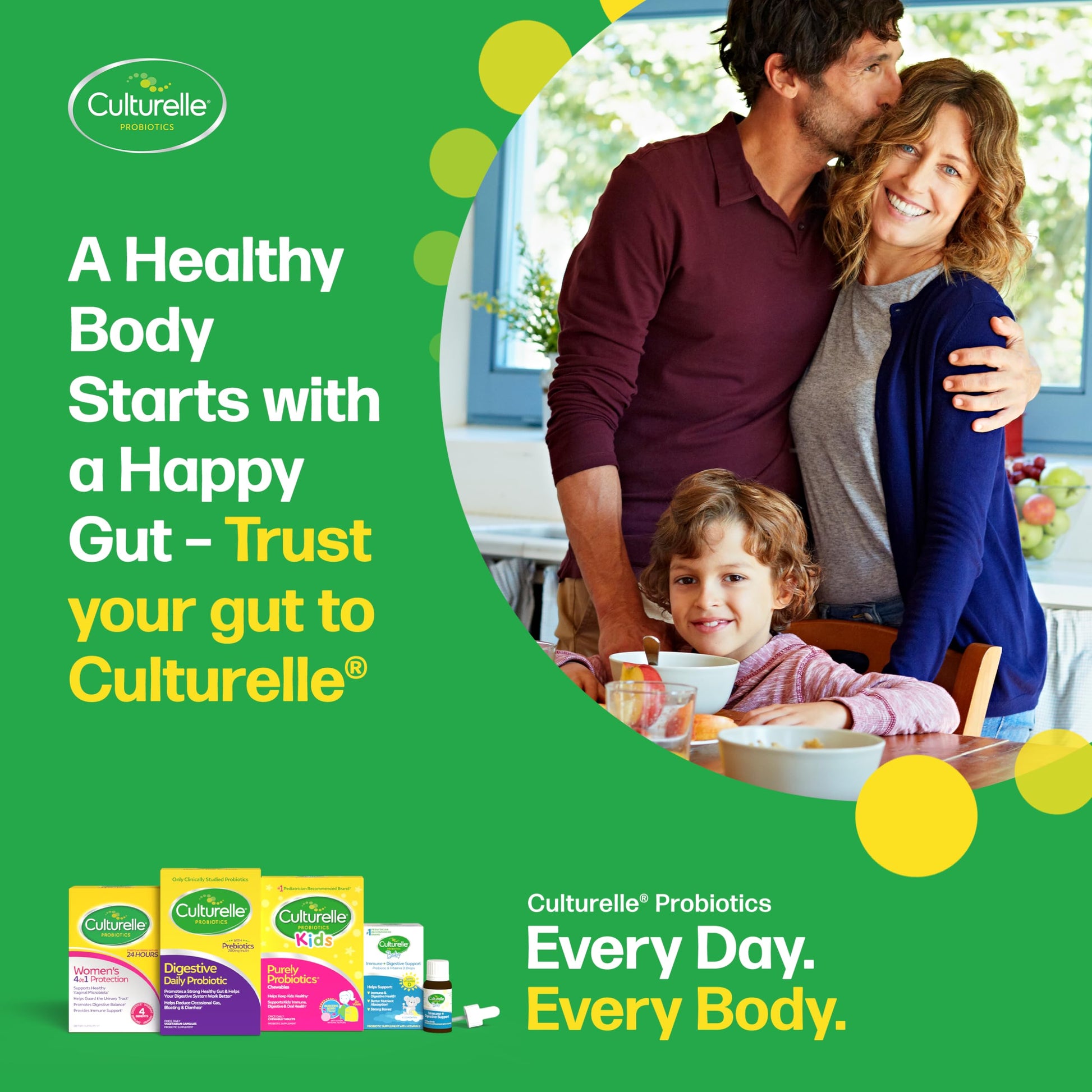 Culturelle 4-in-1 Probiotics for Women, Daily Probiotic & Prebiotic Supplement to Support Vaginal Health, Digestive Health, Immune Health, Occasional Diarrhea, Gas & Bloating Relief, Non-GMO, 30 Count Culturelle Au supplements