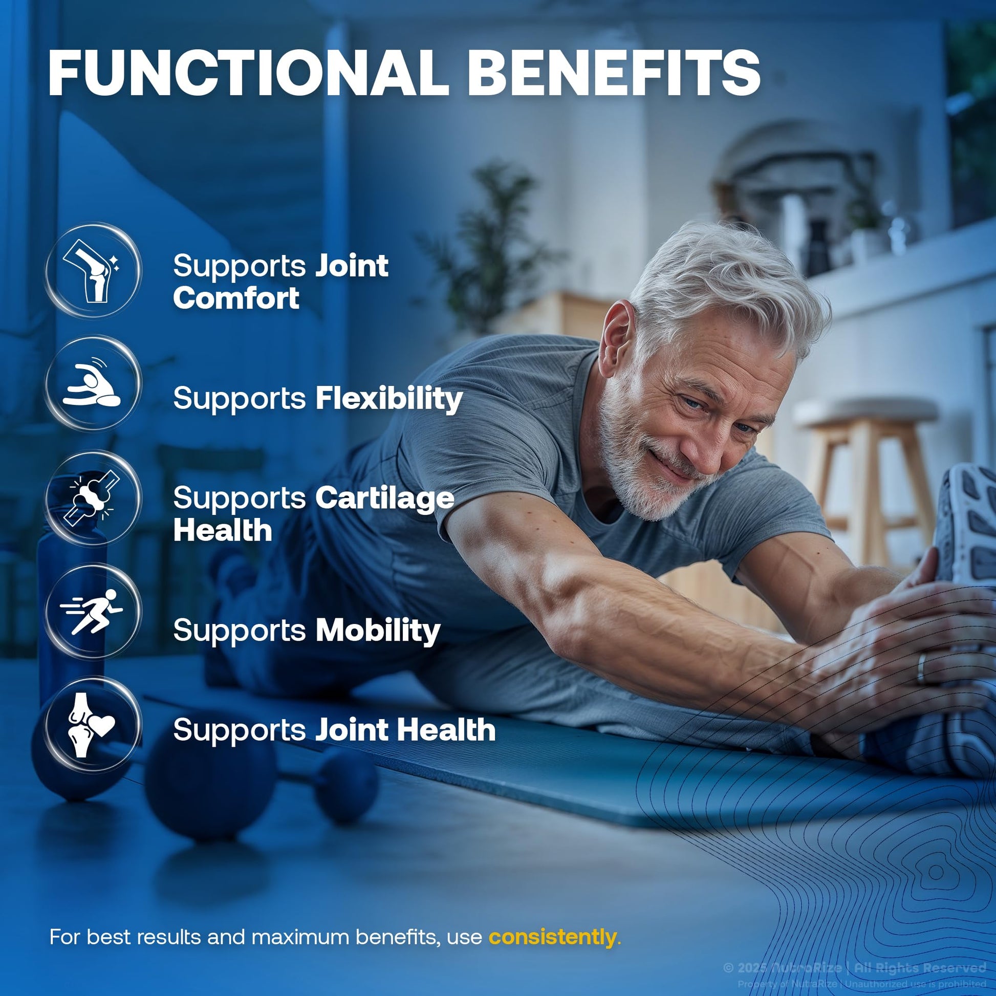 NutraRize (3 Pack) Arthro MD+ Capsules, Official Arthro MD Joint Support, All Natural Formula to Support Flexibility and Mobility, Premium Pills for Healthy Joints, Arthro M D Review (180 Capsules) NutraRize Au supplements