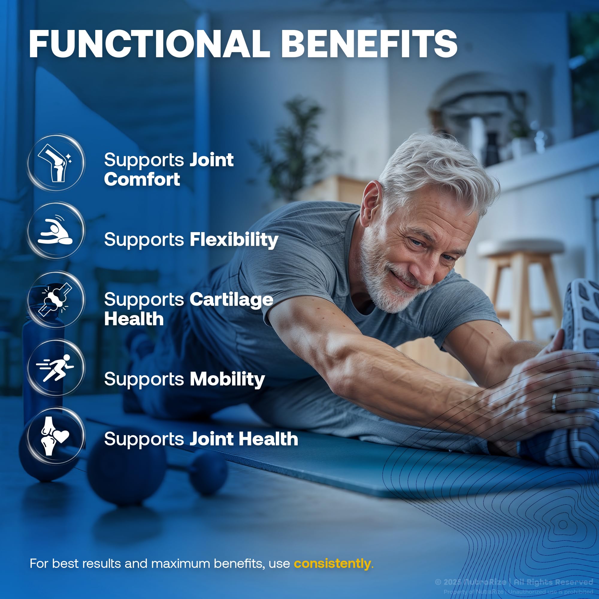 NutraRize (3 Pack) Arthro MD+ Capsules, Official Arthro MD Joint Support, All Natural Formula to Support Flexibility and Mobility, Premium Pills for Healthy Joints, Arthro M D Review (180 Capsules) NutraRize Au supplements