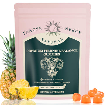 Shytrouy Premium Feminine Balance Gummies for Women - Hawaiian Pineapple Flavor for Women pH Balance & Digestive Health, Immune Support - 58 C Shytrouy Au supplements