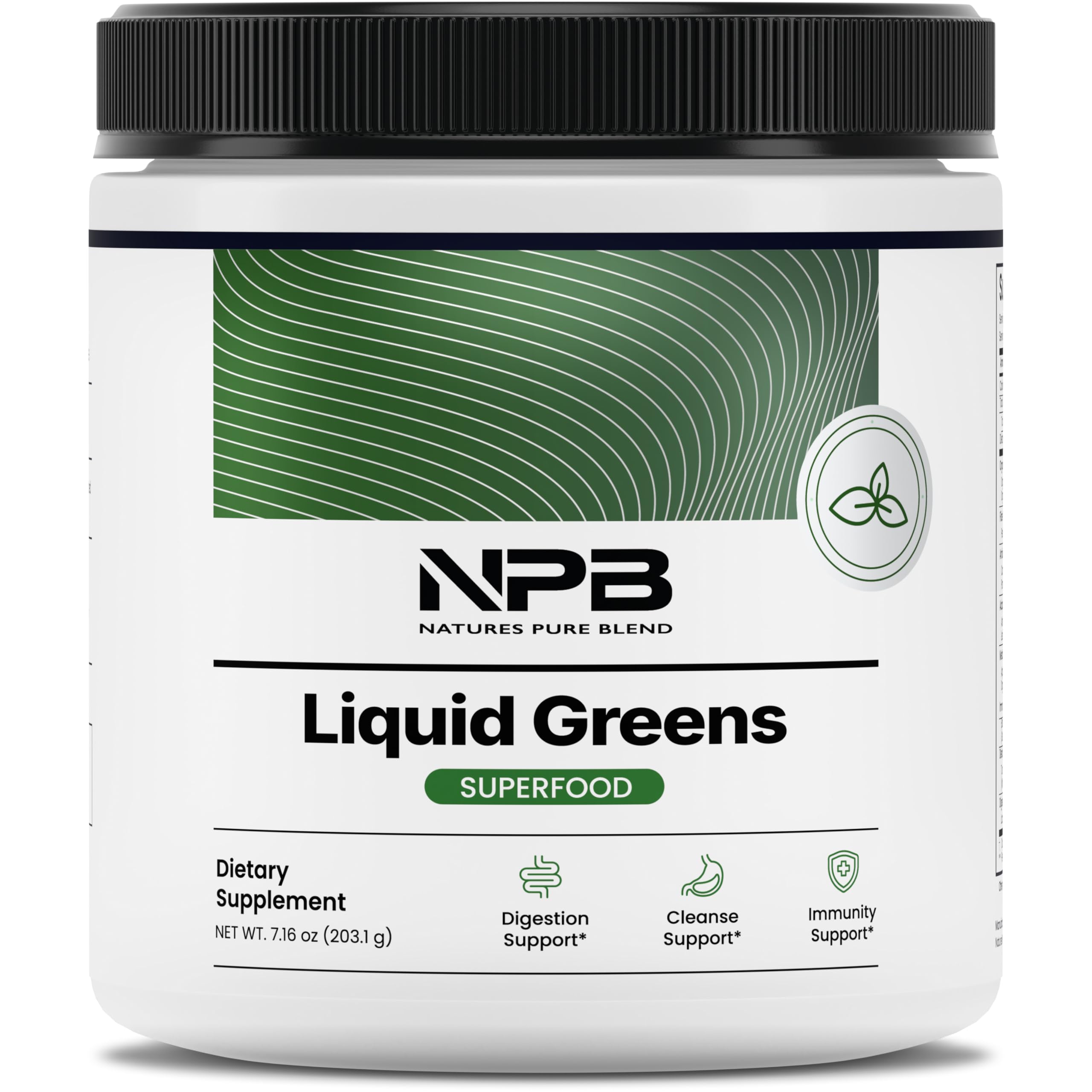 Nature's Pure Blend Super Greens Powder – Organic Greens Superfood Powder Supplements for Green Juice & Smoothie – Probiotic - Drink Mix for Energy Wellness and Digestion (Matcha Flavor, 30 Servings) Nature's Pure Blend Au supplements