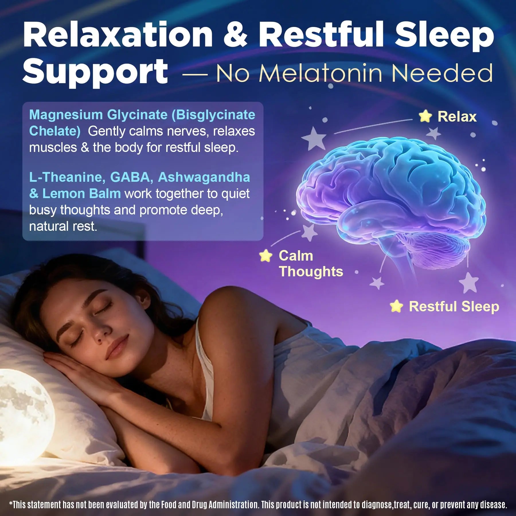 Full Spectrum Magnesium Glycinate Complex 21 in 1 Gummies for Deep Calm Sleep, 12 Forms Magnesium Citrate Malate Taurate Orotate for Women Men + Probiotics w/Ashwagandha, L-Theanine, GABA, 120Cts Nextdia Au supplements