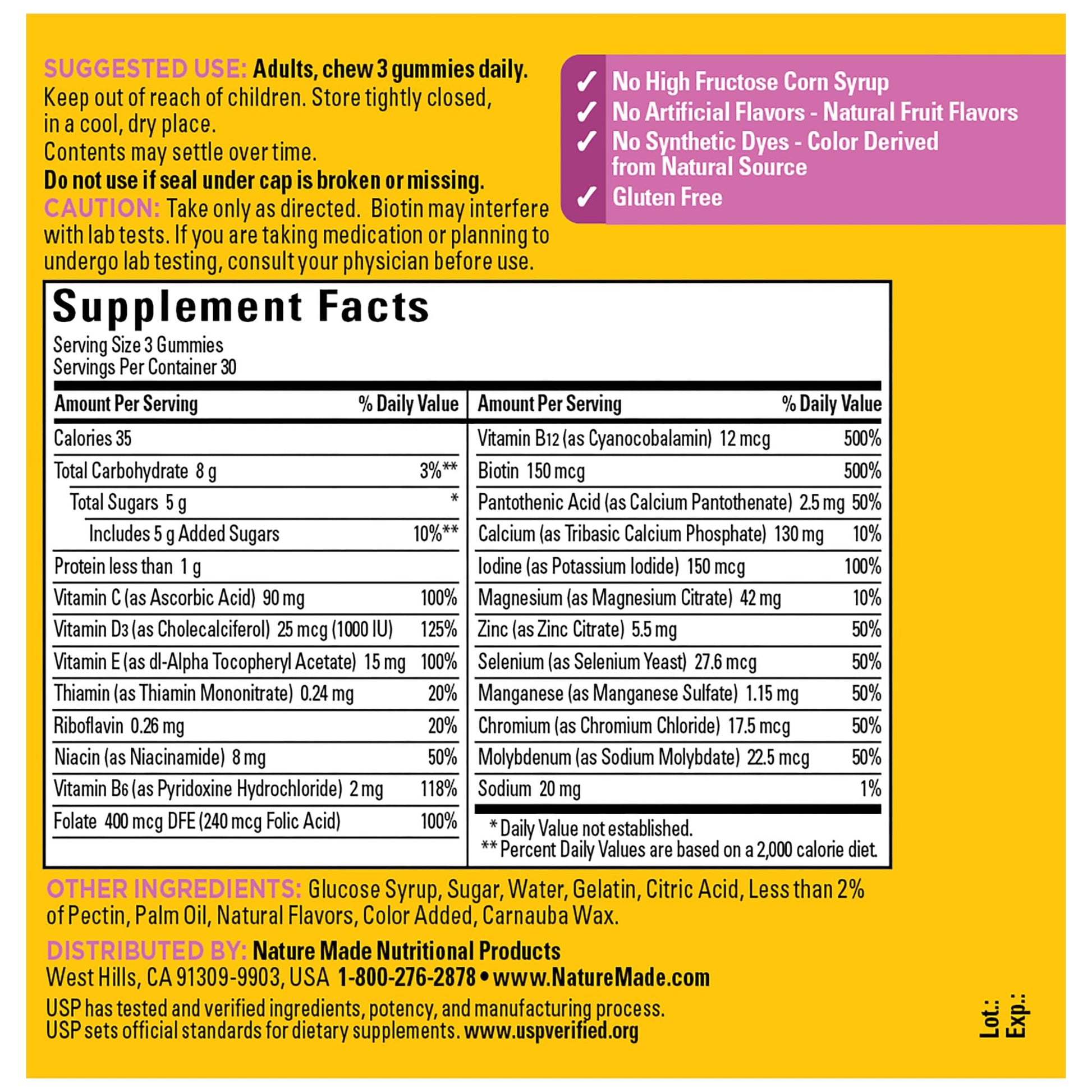 Nature Made Advanced Womens Gummy Multivitamins with Magnesium Citrate, Calcium, B Vitamins, Multivitamin Gummies for Women, 90 Multi Vitamin Gummies, 30 Day Supply Nature Made Au supplements
